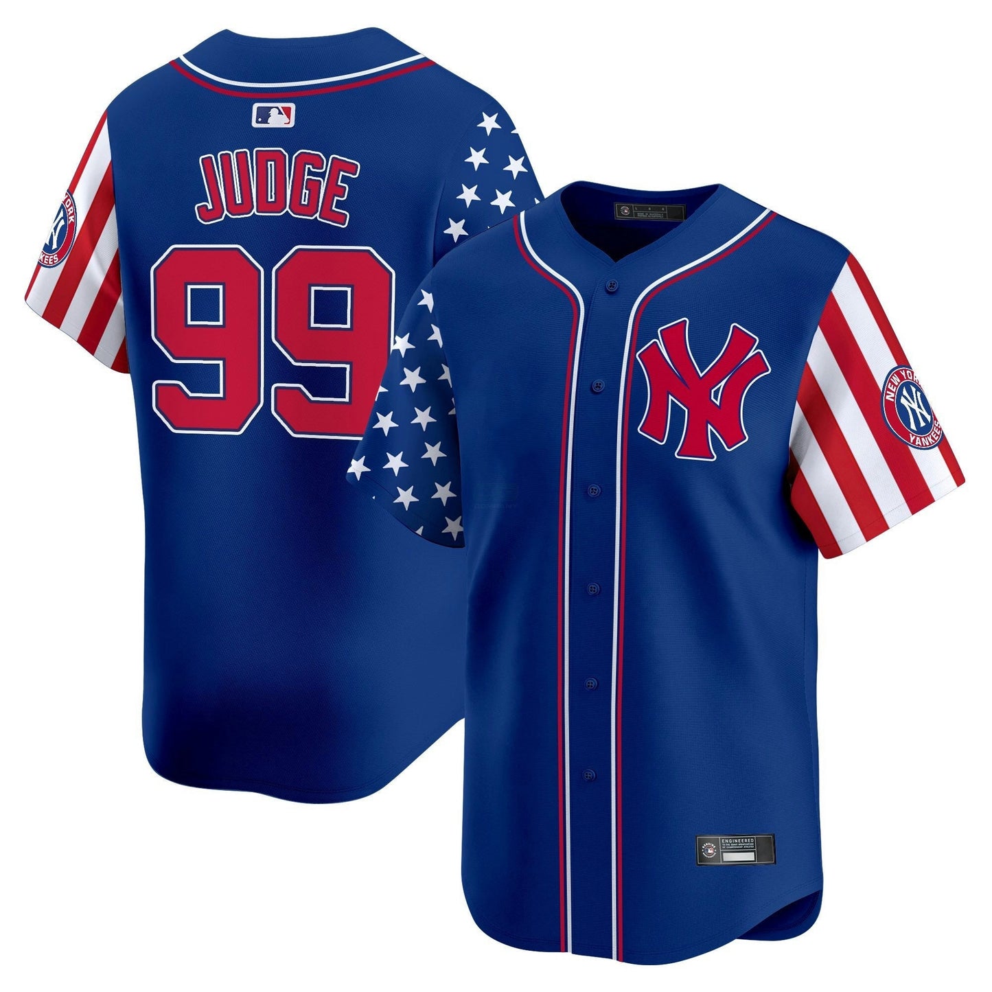 Camisa MLB New York Yankees Men’s New York 2025 Independence Day Vapor Premier Limited Jersey