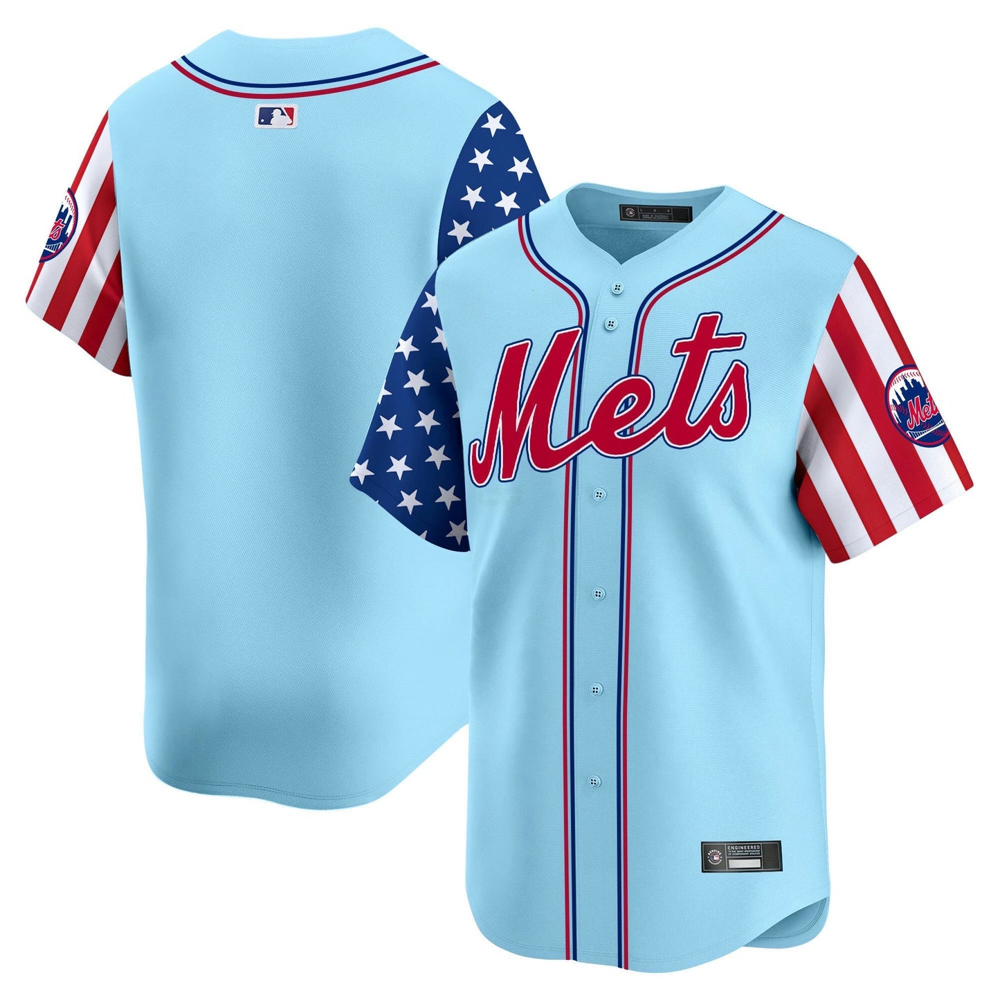 Camisa MLB New York Mets Men’s New York 2025 Independence Day Vapor Premier Limited Jersey