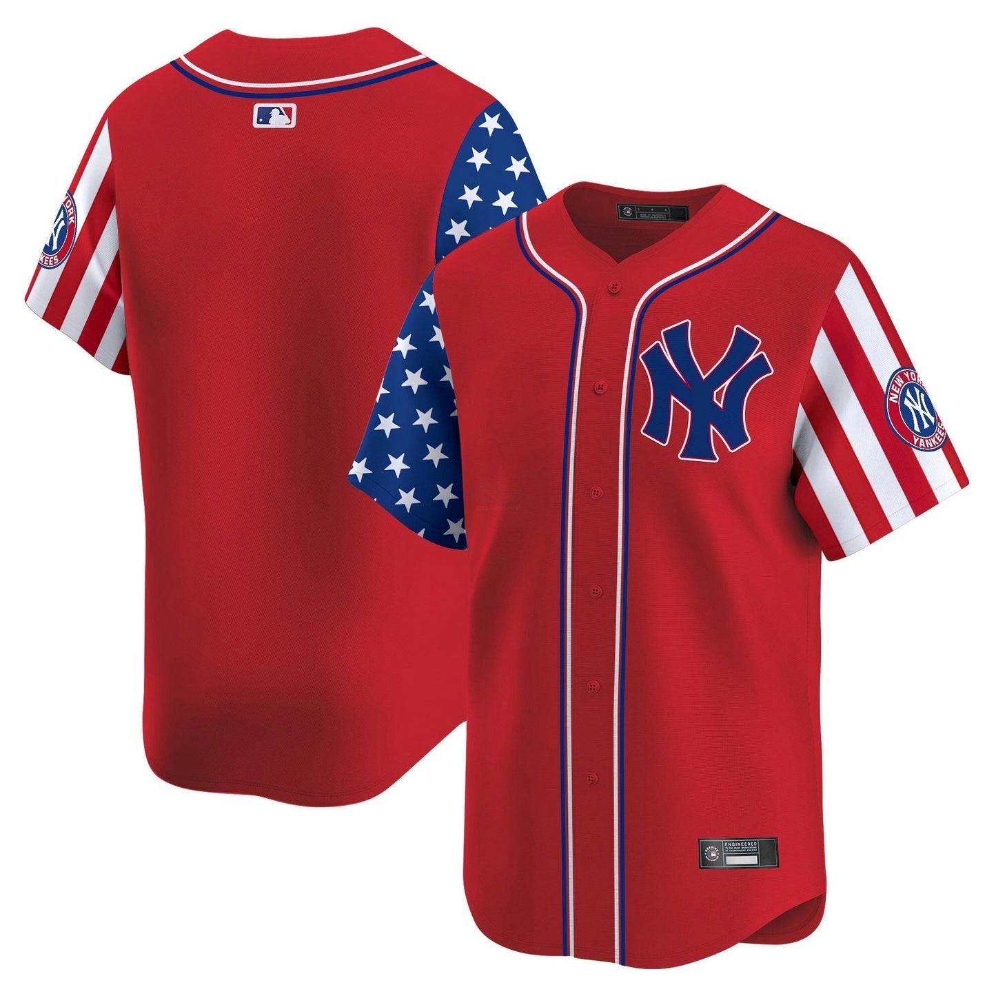 Camisa MLB New York Yankees Men’s New York 2025 Independence Day Vapor Premier Limited Jersey