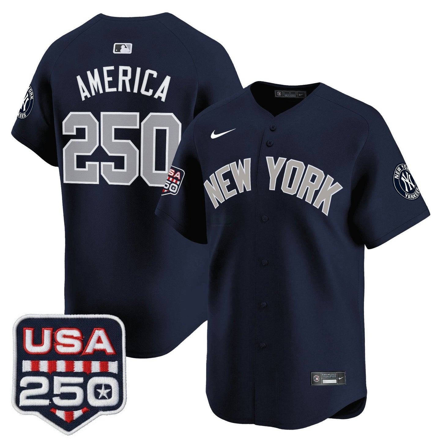 Camisa MLB Men’s New York 250America Patch Vapor Premier Limited Jersey