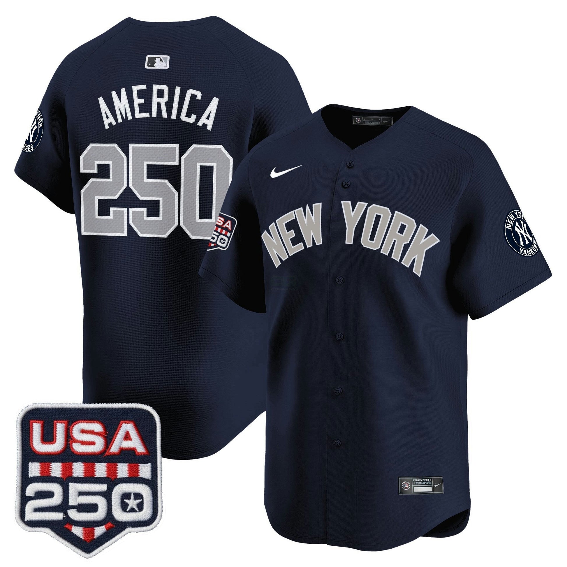 Camisa MLB Men’s New York 250America Patch Vapor Premier Limited Jersey
