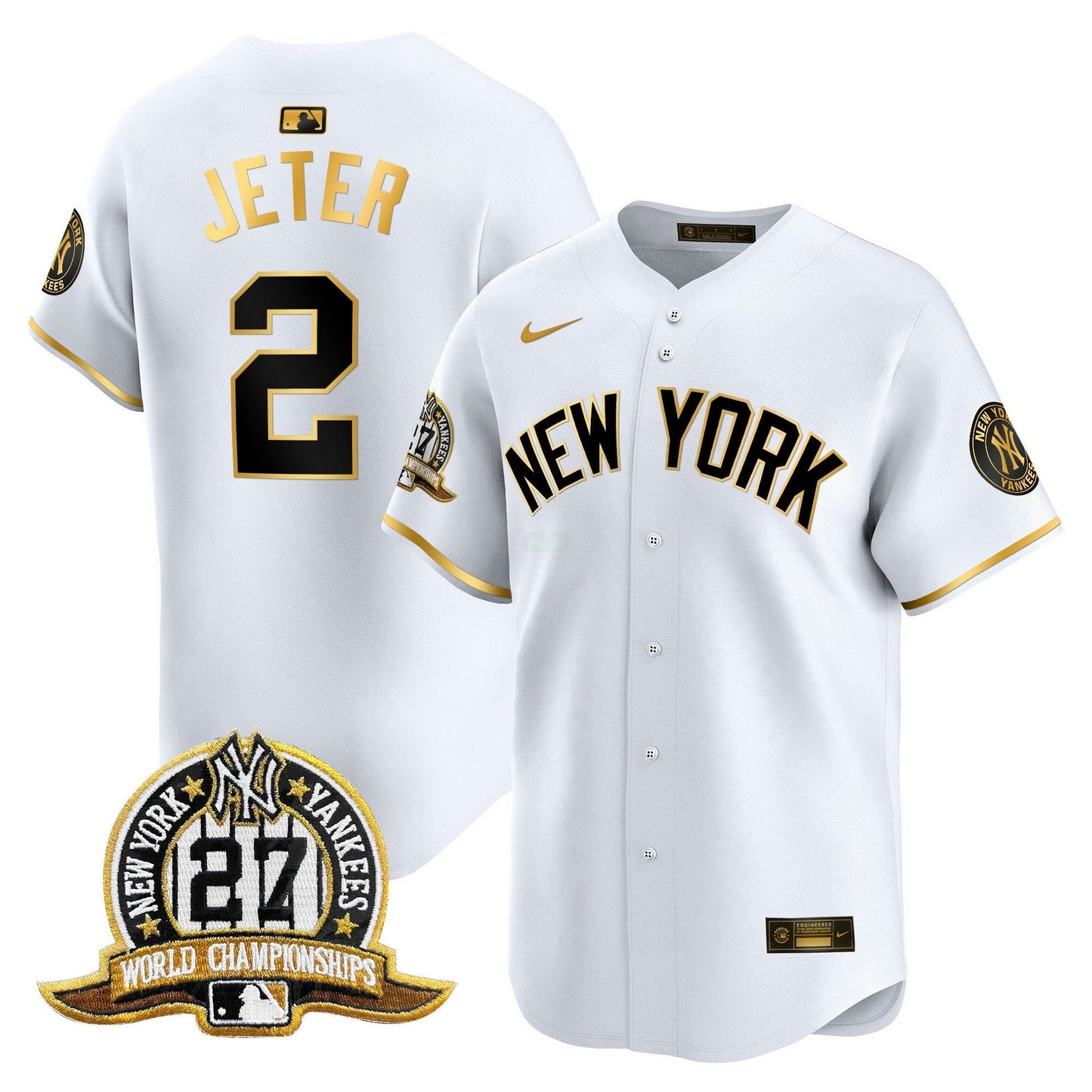 Camisa MLB Men’s New York 27 Time Champions Patch Vapor Premier Limited Jersey V2