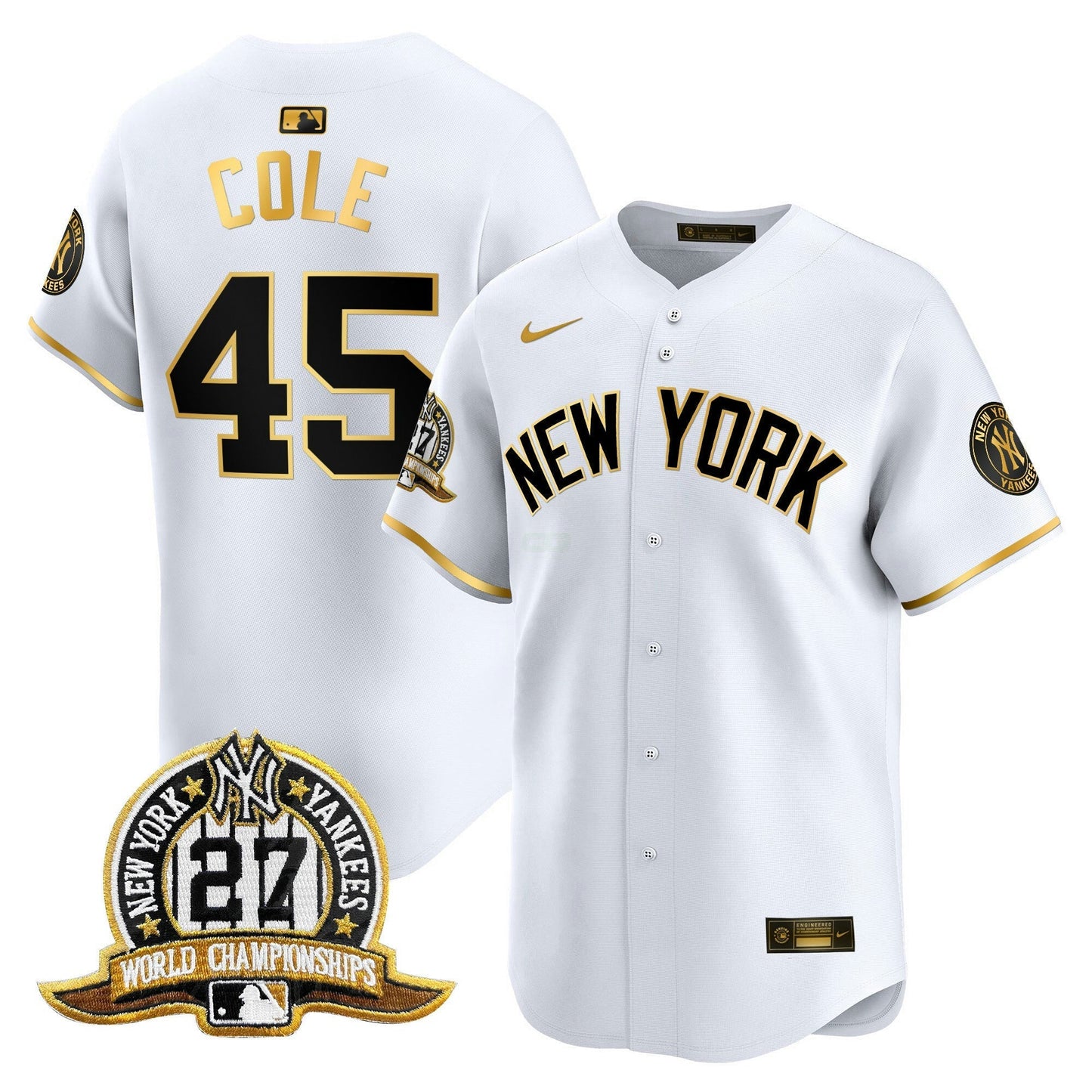 Camisa MLB Men’s New York 27 Time Champions Patch Vapor Premier Limited Jersey V2