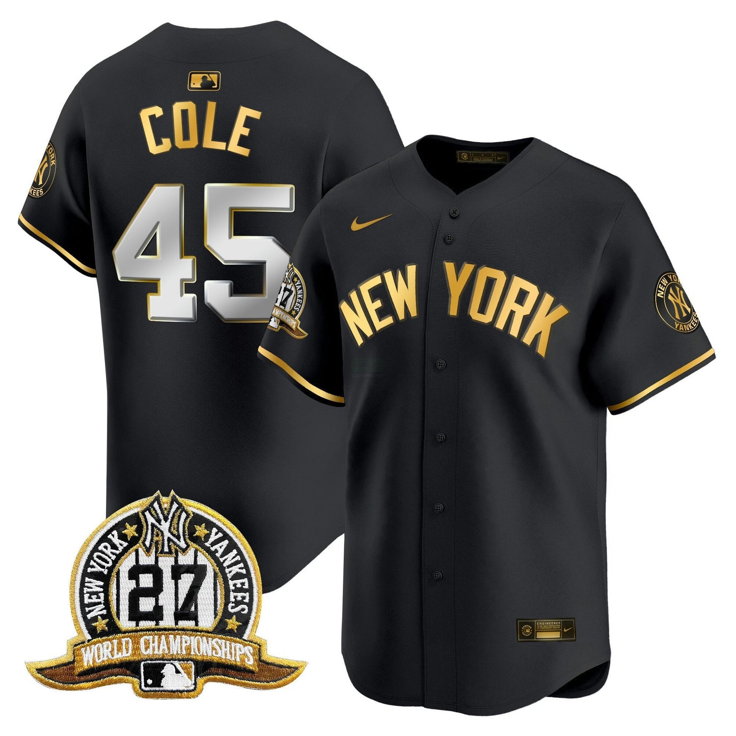 Camisa MLB Men’s New York 27 Time Champions Patch Vapor Premier Limited Jersey V2