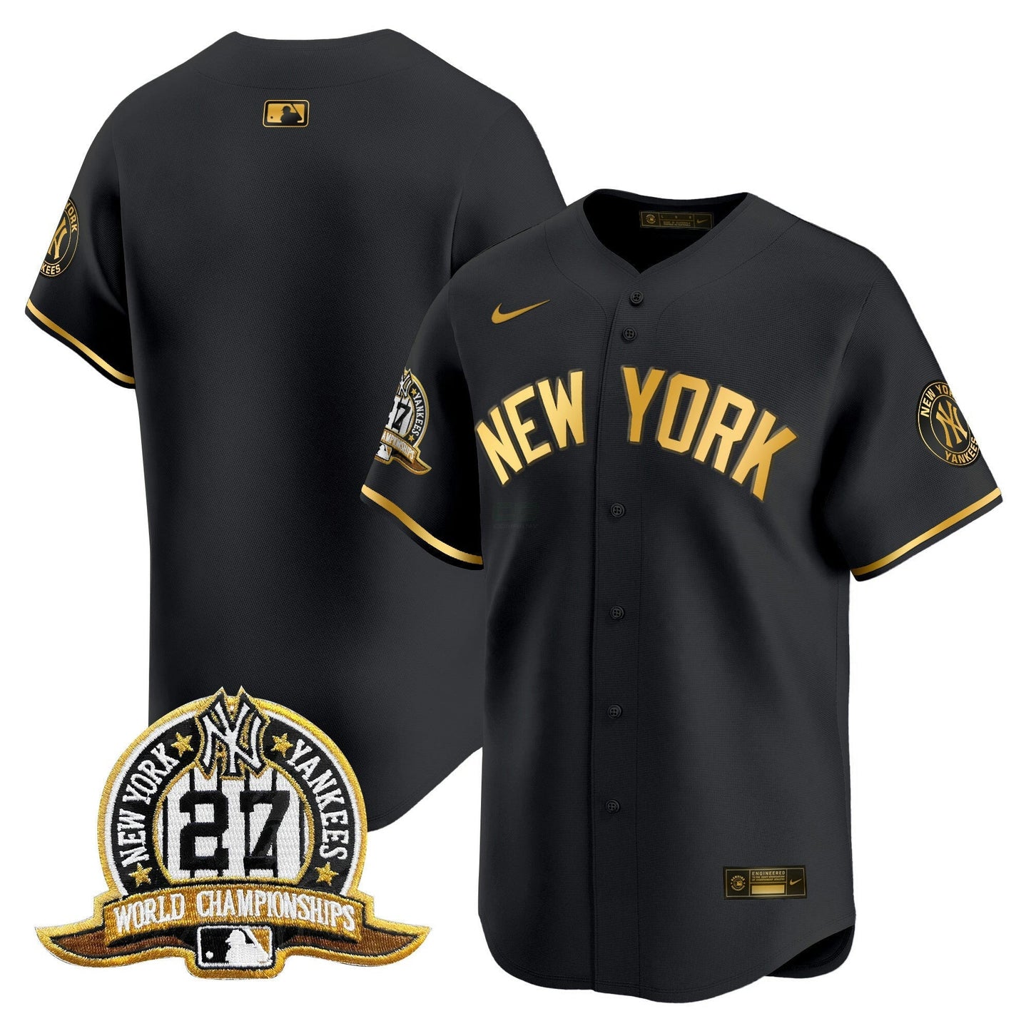 Camisa MLB Men’s New York 27 Time Champions Patch Vapor Premier Limited Jersey V2