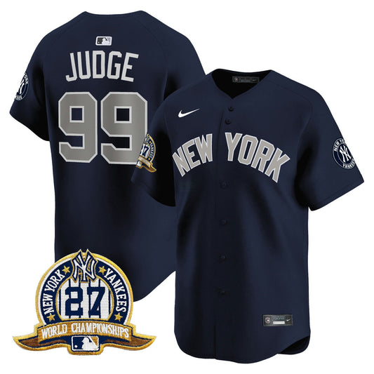 Camisa MLB Men’s New York 27 Time Champions Patch Vapor Premier Limited Jersey