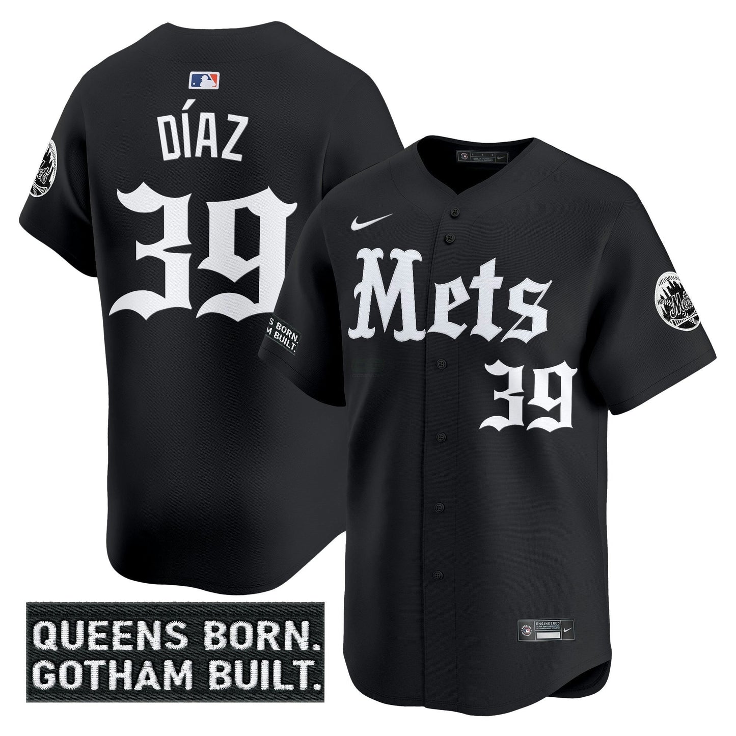 Camisa MLB Men’s New York ‘Gotham Gothic Edition’ Vapor Premier Limited Jersey