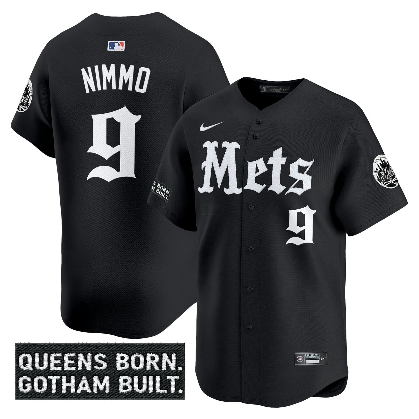 Camisa MLB Men’s New York ‘Gotham Gothic Edition’ Vapor Premier Limited Jersey