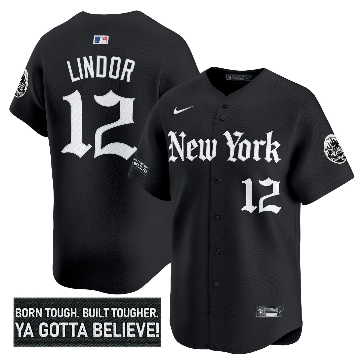 Camisa MLB Men’s New York ‘Gothic Borough Edition’ Vapor Premier Limited Jersey