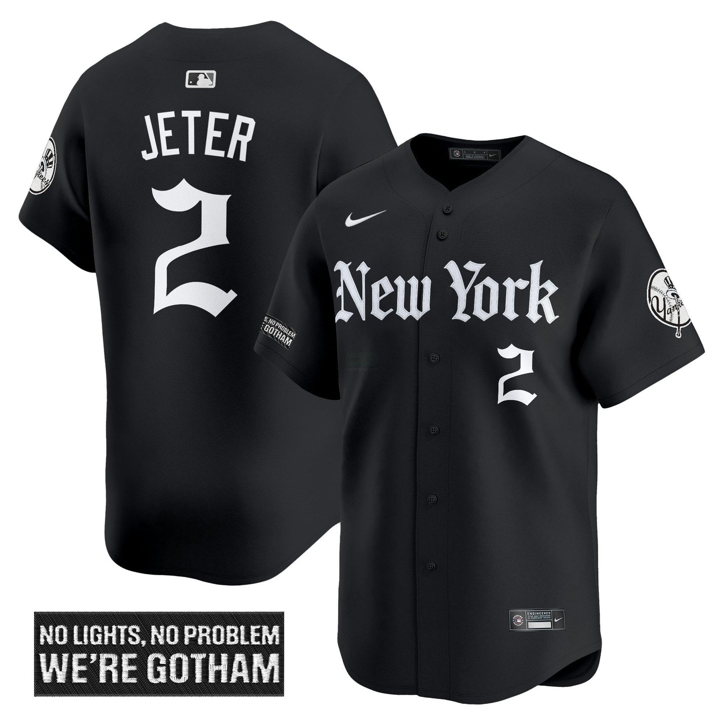 Camisa MLB Men’s New York ‘Gothic Legacy Edition’ Vapor Premier Limited Jersey