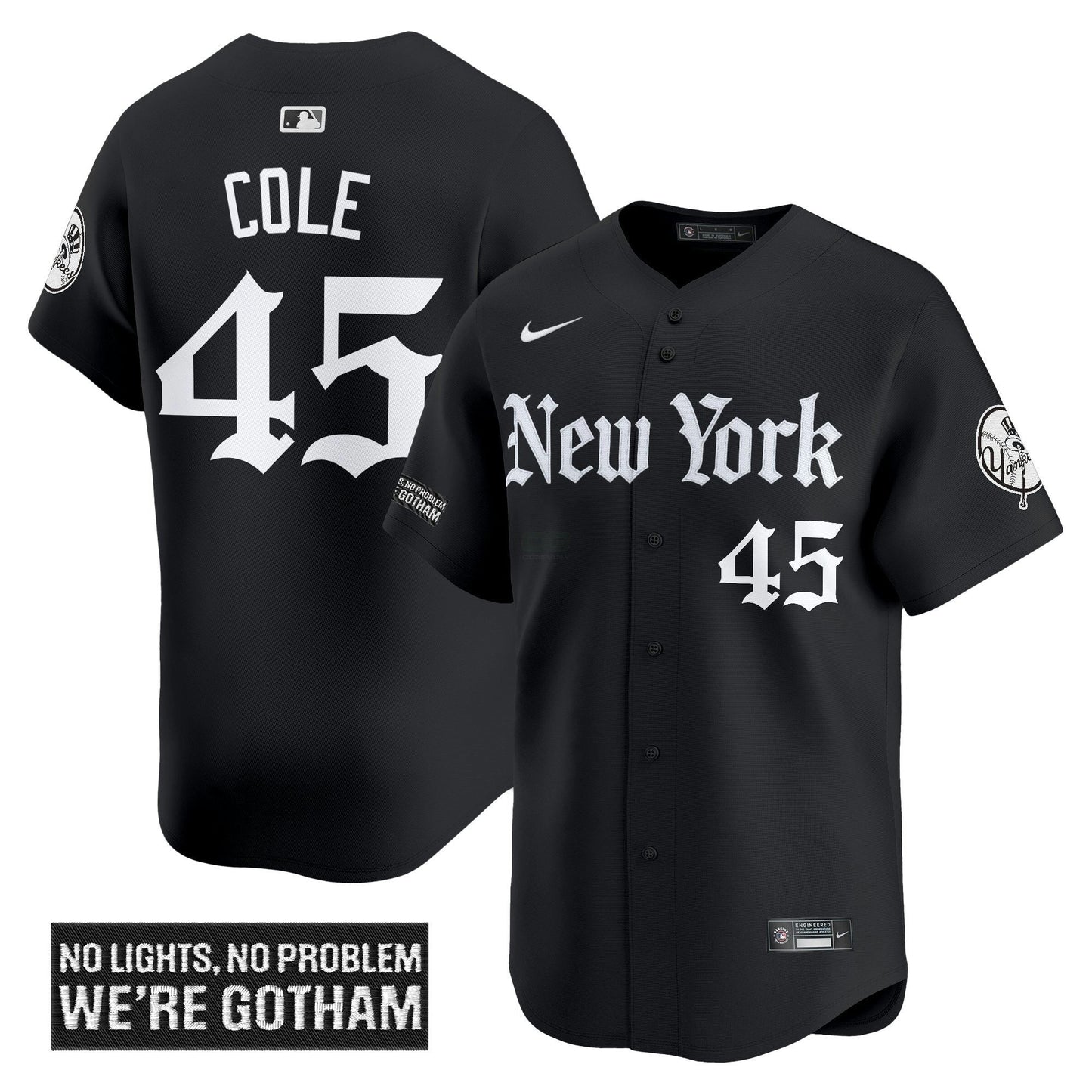 Camisa MLB Men’s New York ‘Gothic Legacy Edition’ Vapor Premier Limited Jersey
