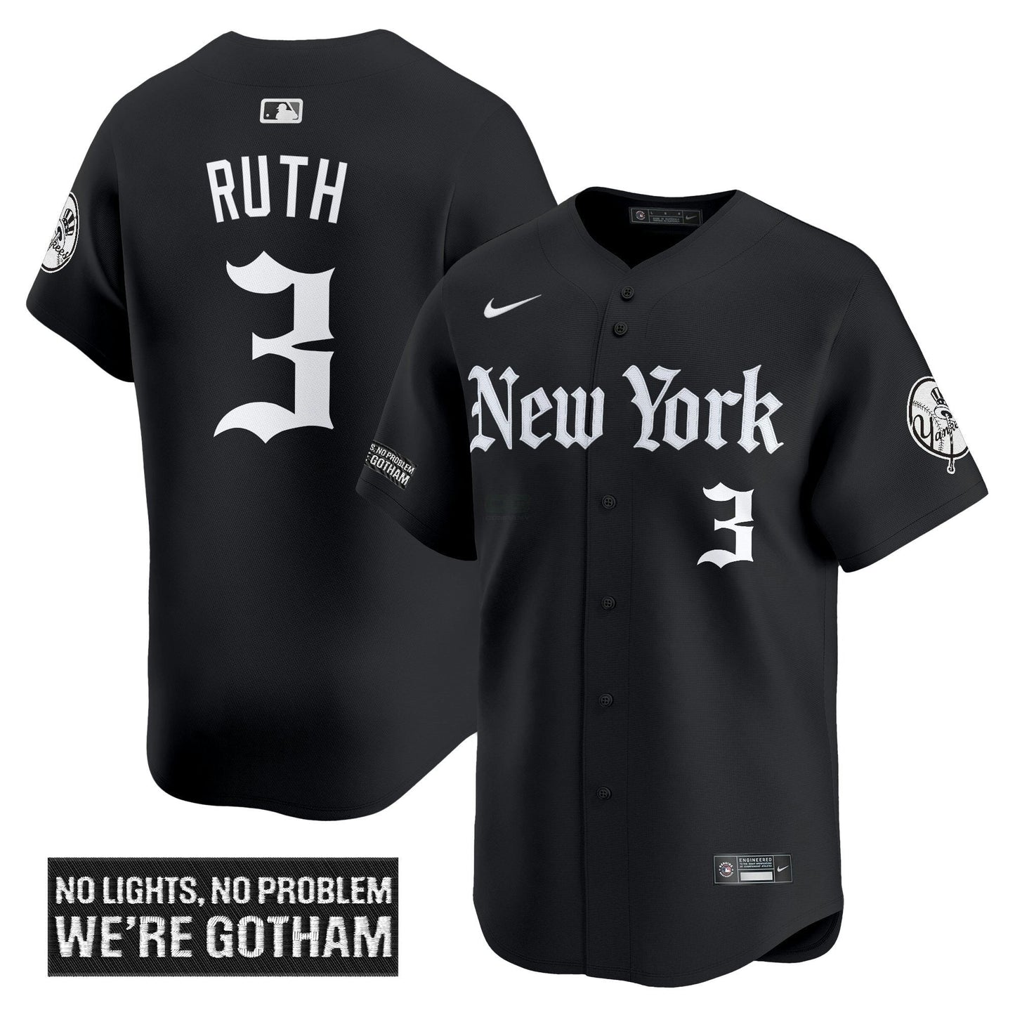 Camisa MLB Men’s New York ‘Gothic Legacy Edition’ Vapor Premier Limited Jersey
