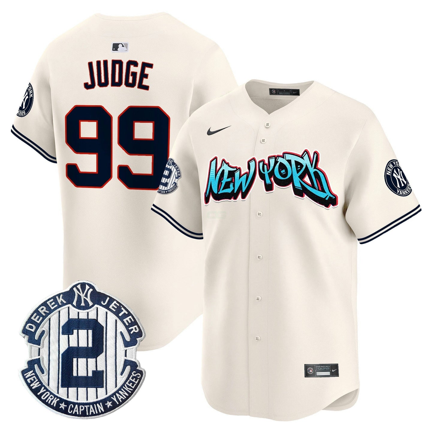 Camisa MLB Men’s New York Graffiti Vapor Premier Limited Jersey