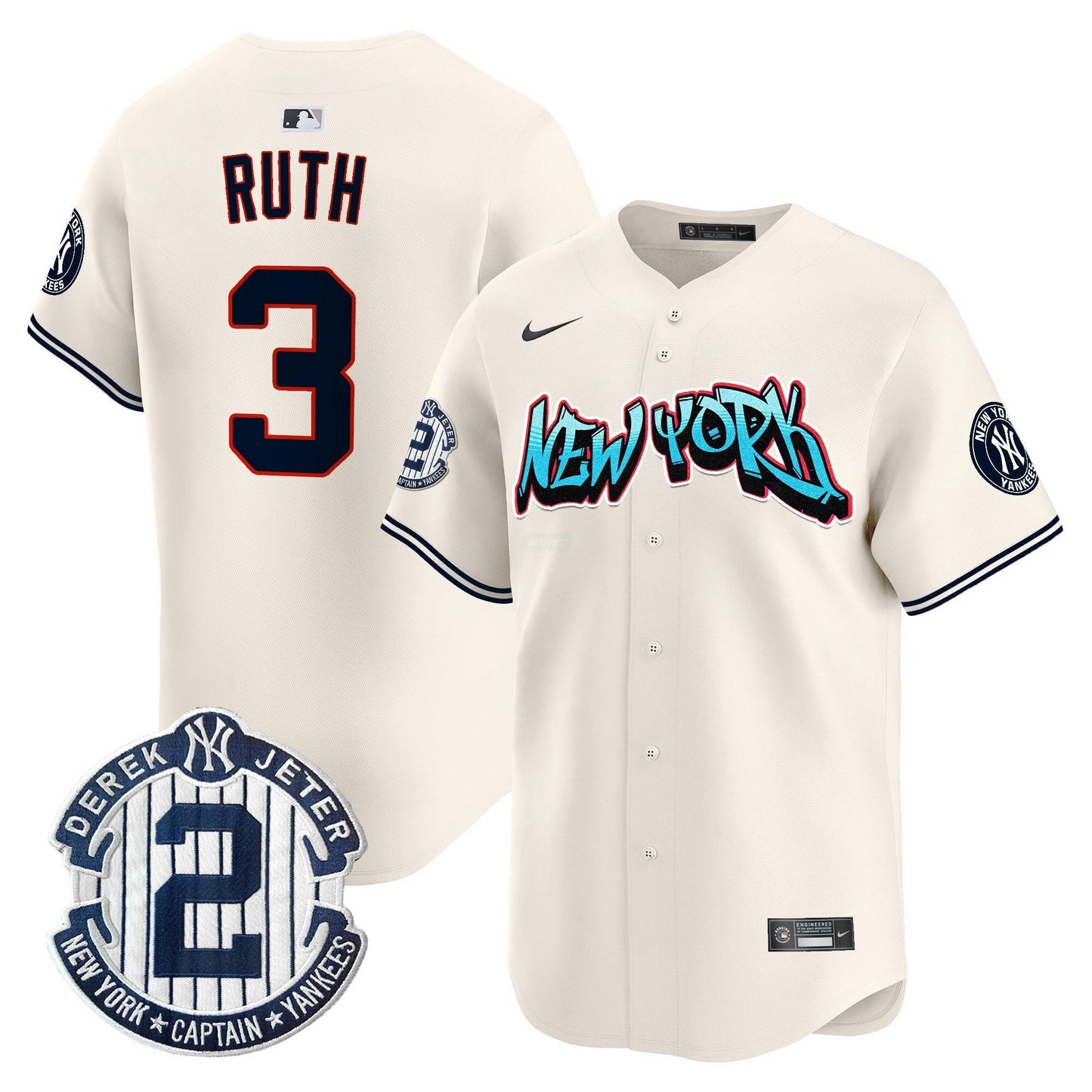 Camisa MLB Men’s New York Graffiti Vapor Premier Limited Jersey