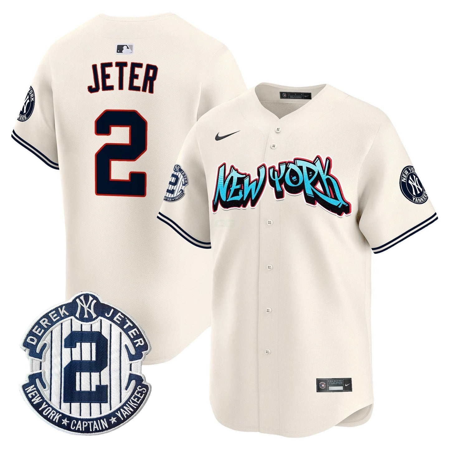Camisa MLB Men’s New York Graffiti Vapor Premier Limited Jersey