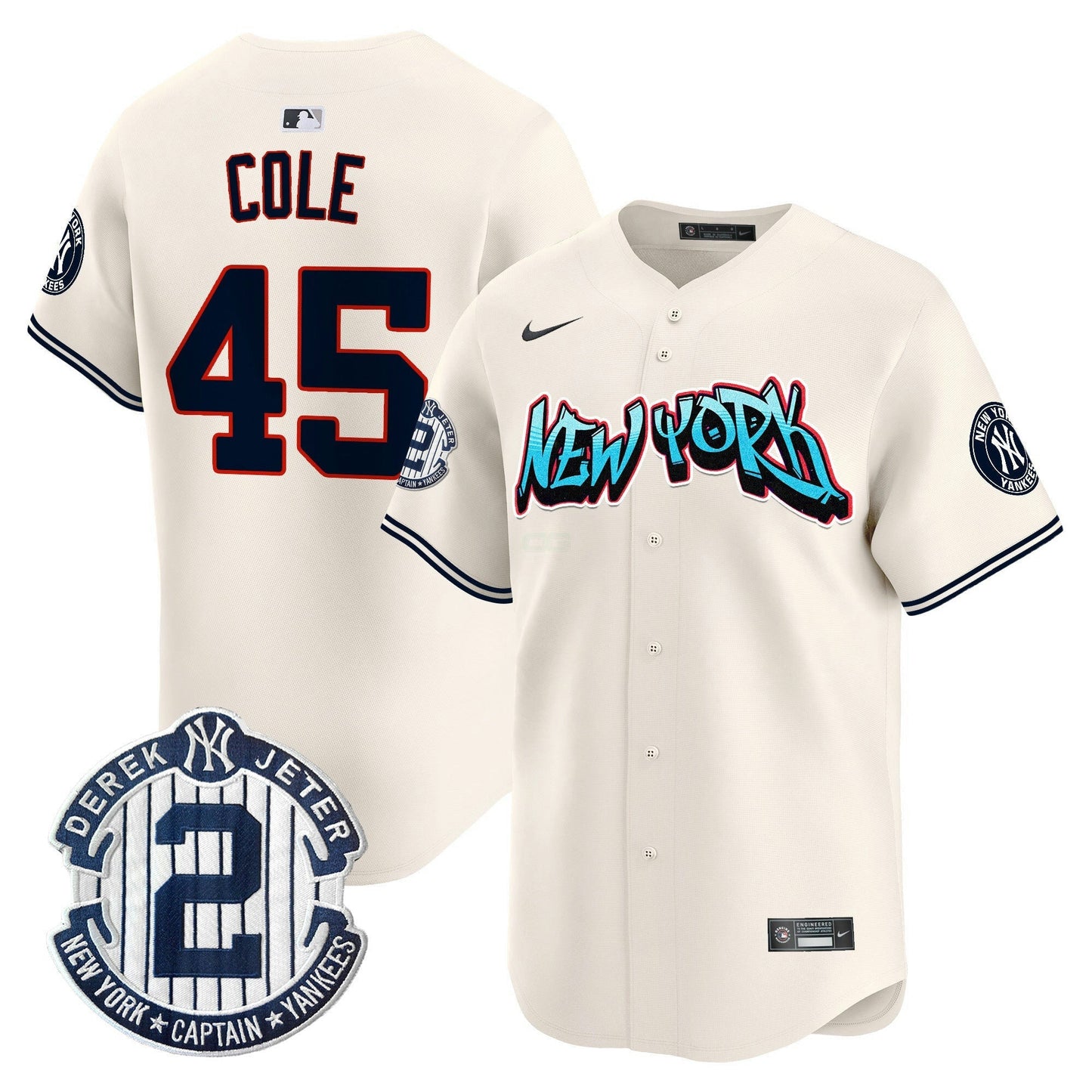 Camisa MLB Men’s New York Graffiti Vapor Premier Limited Jersey