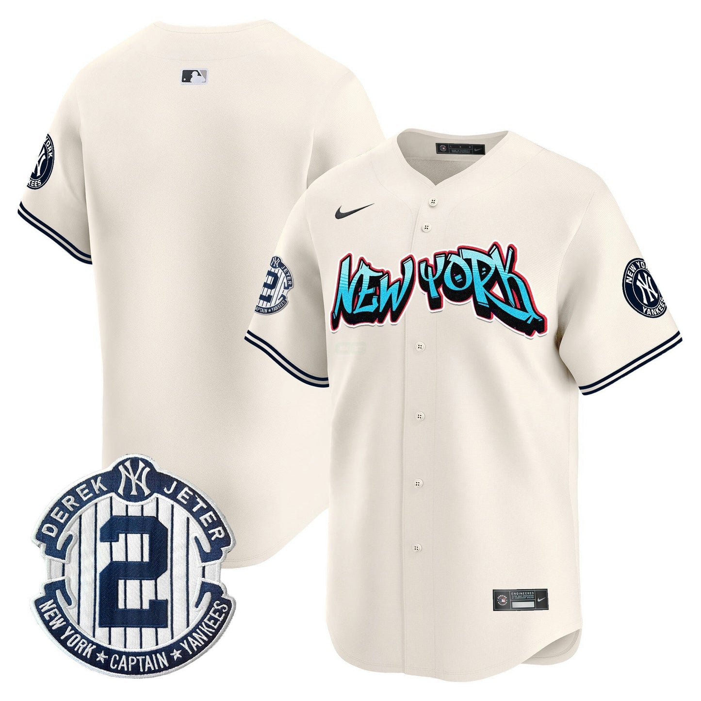 Camisa MLB Men’s New York Graffiti Vapor Premier Limited Jersey