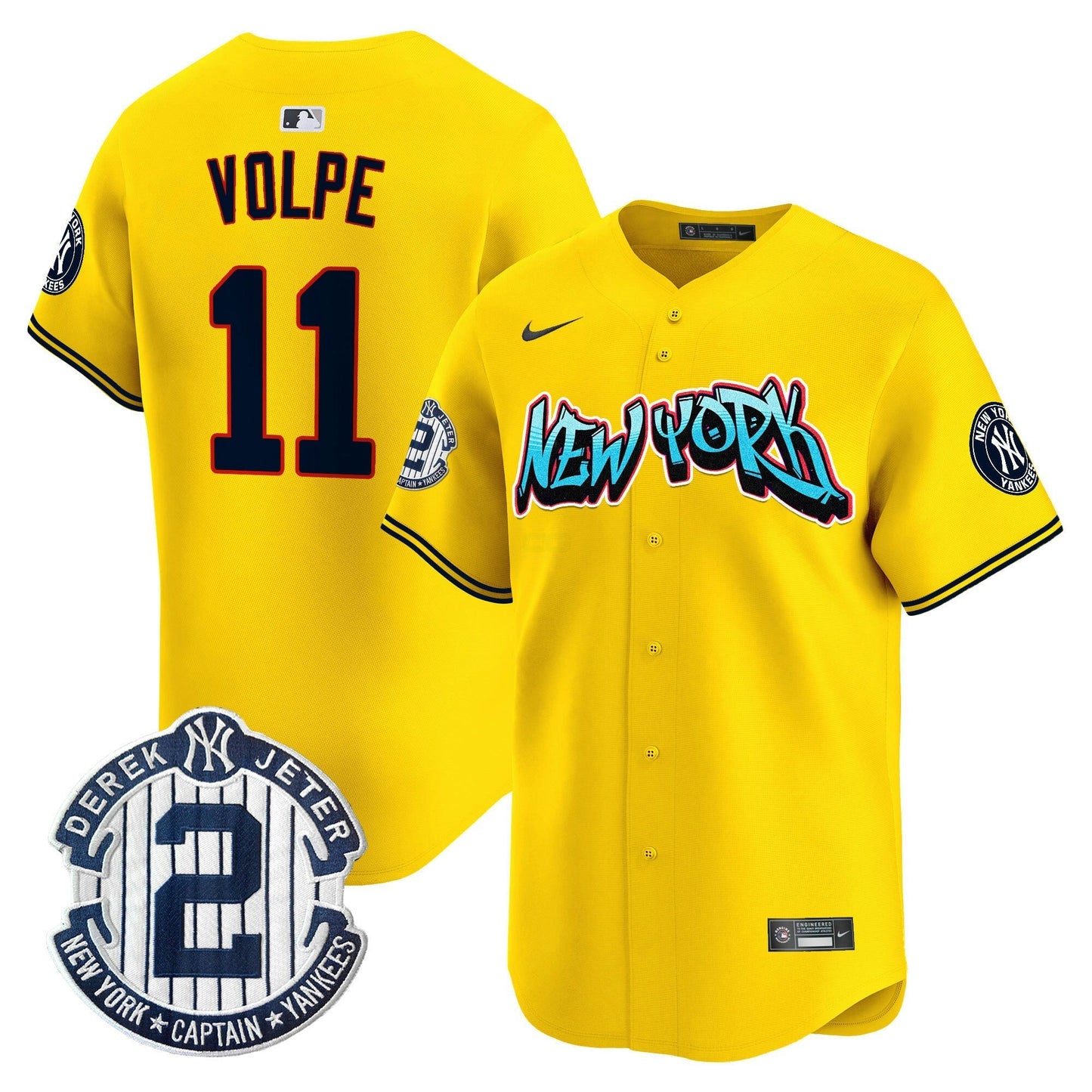 Camisa MLB Men’s New York Graffiti Vapor Premier Limited Jersey