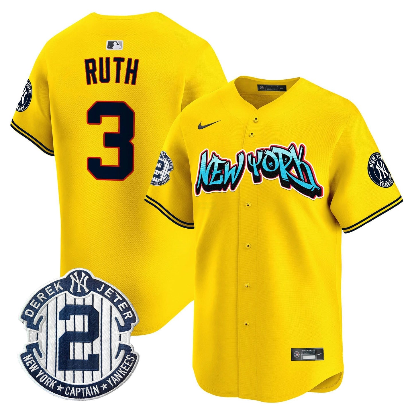 Camisa MLB Men’s New York Graffiti Vapor Premier Limited Jersey