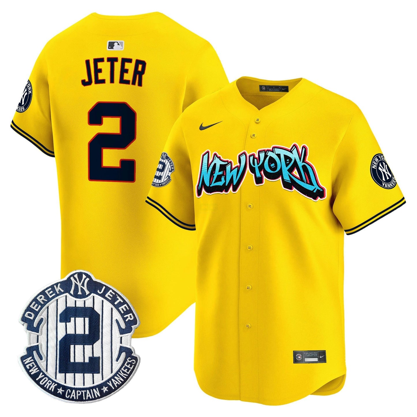 Camisa MLB Men’s New York Graffiti Vapor Premier Limited Jersey