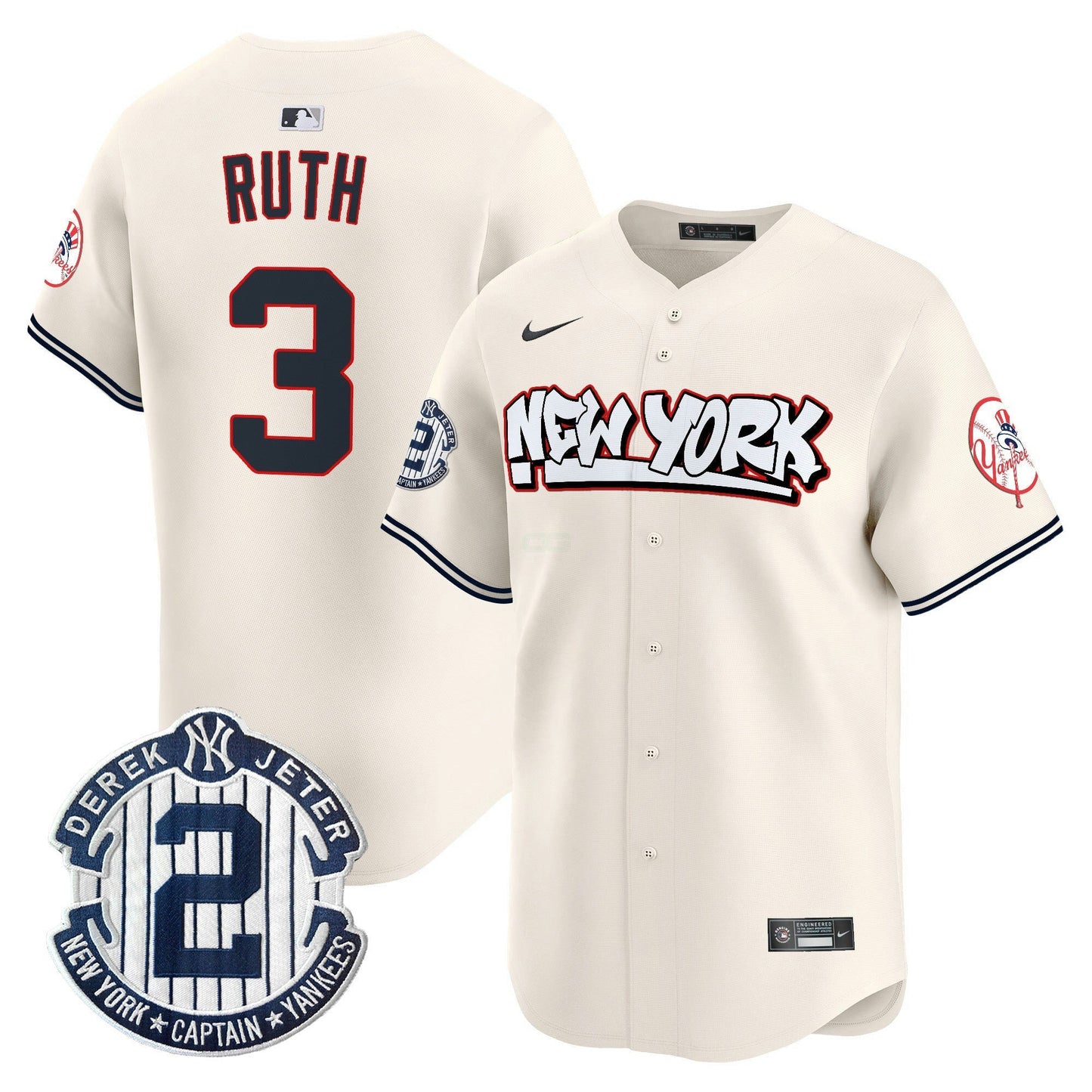 Camisa MLB Men’s New York Graffiti Vapor Premier Limited Jersey V2