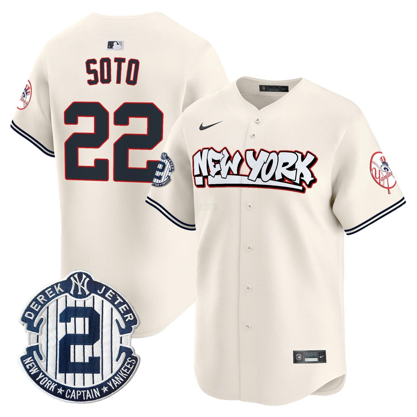 Camisa MLB Men’s New York Graffiti Vapor Premier Limited Jersey V2