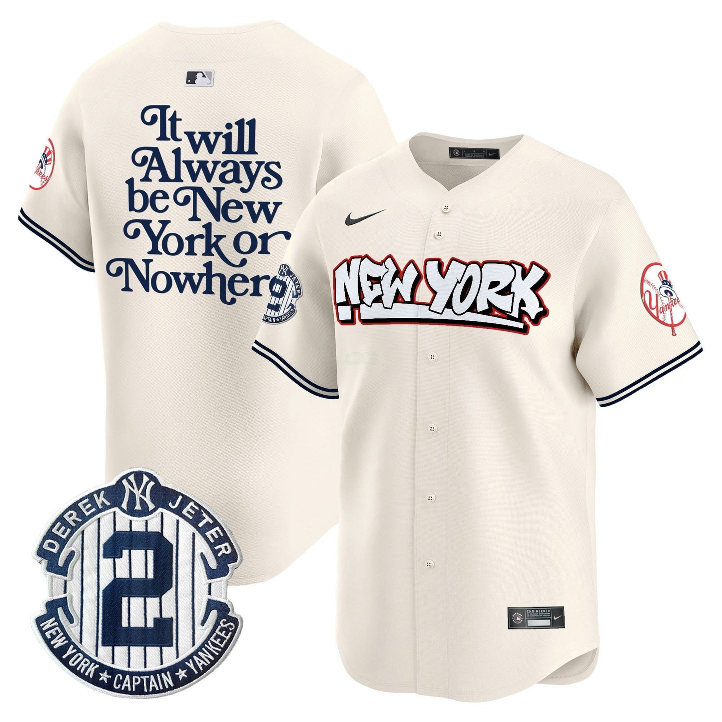 Camisa MLB Men’s New York Graffiti Vapor Premier Limited Jersey V2