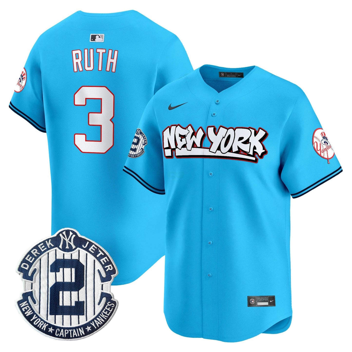 Camisa MLB Men’s New York Graffiti Vapor Premier Limited Jersey V2