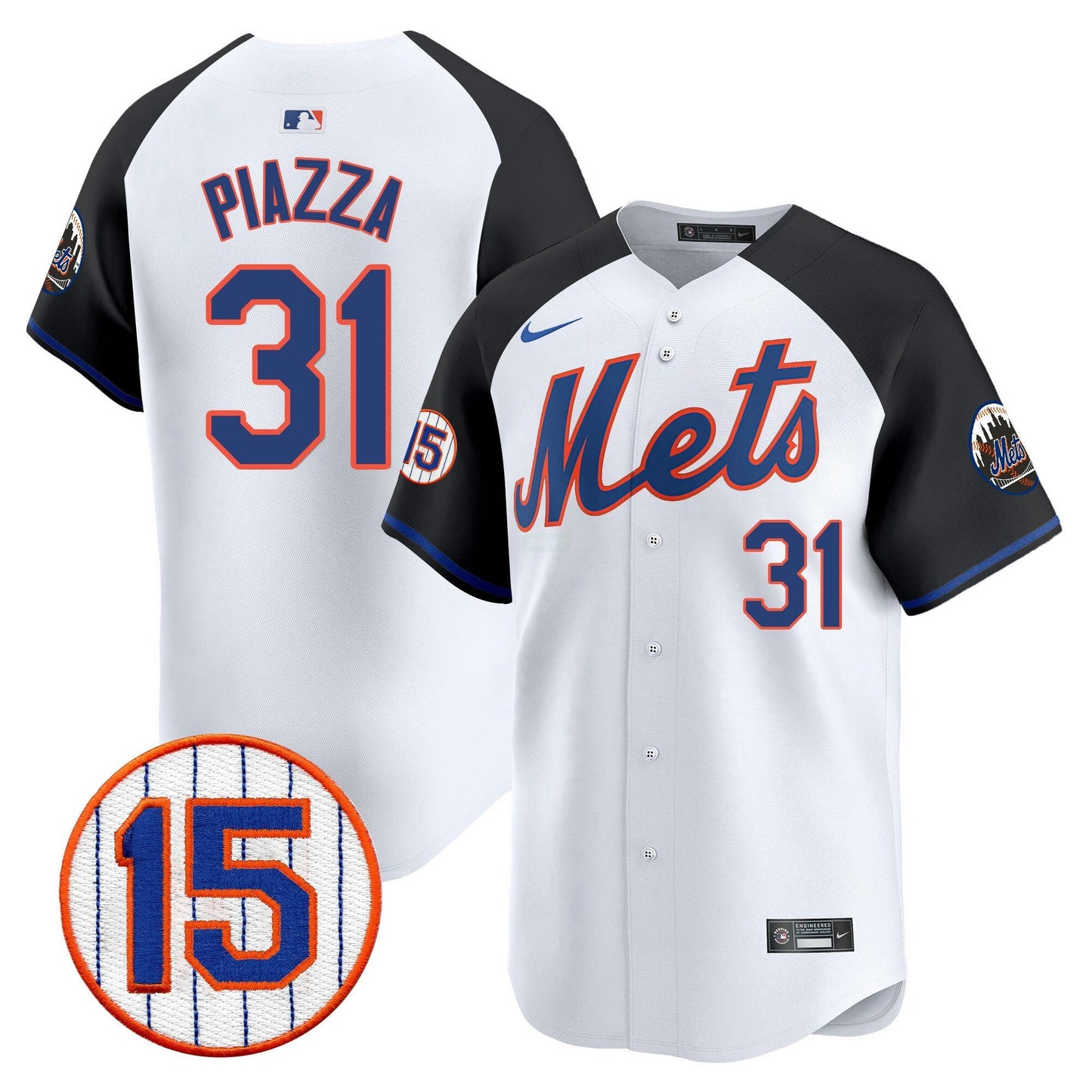 Camisa MLB Men’s New York Jerry Grote Patch Vapor Premier Limited Jersey