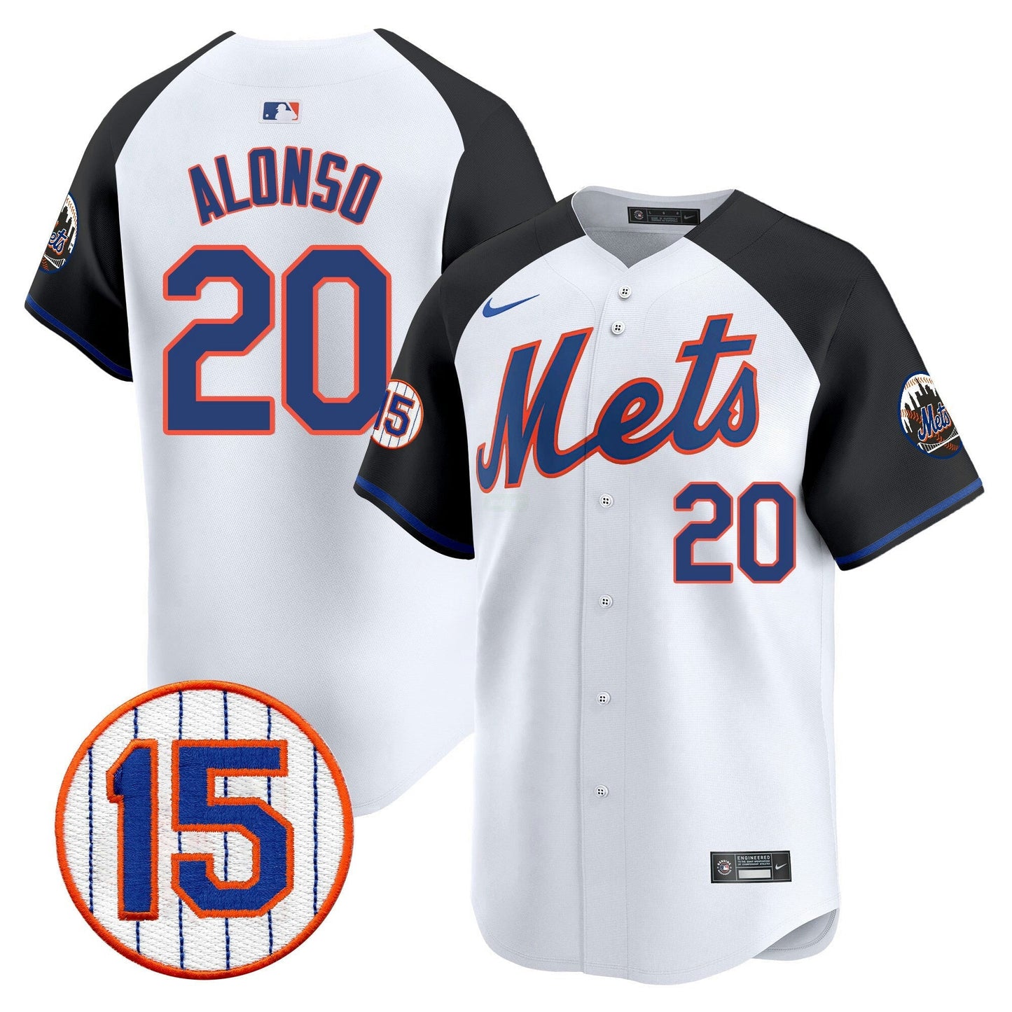 Camisa MLB Men’s New York Jerry Grote Patch Vapor Premier Limited Jersey