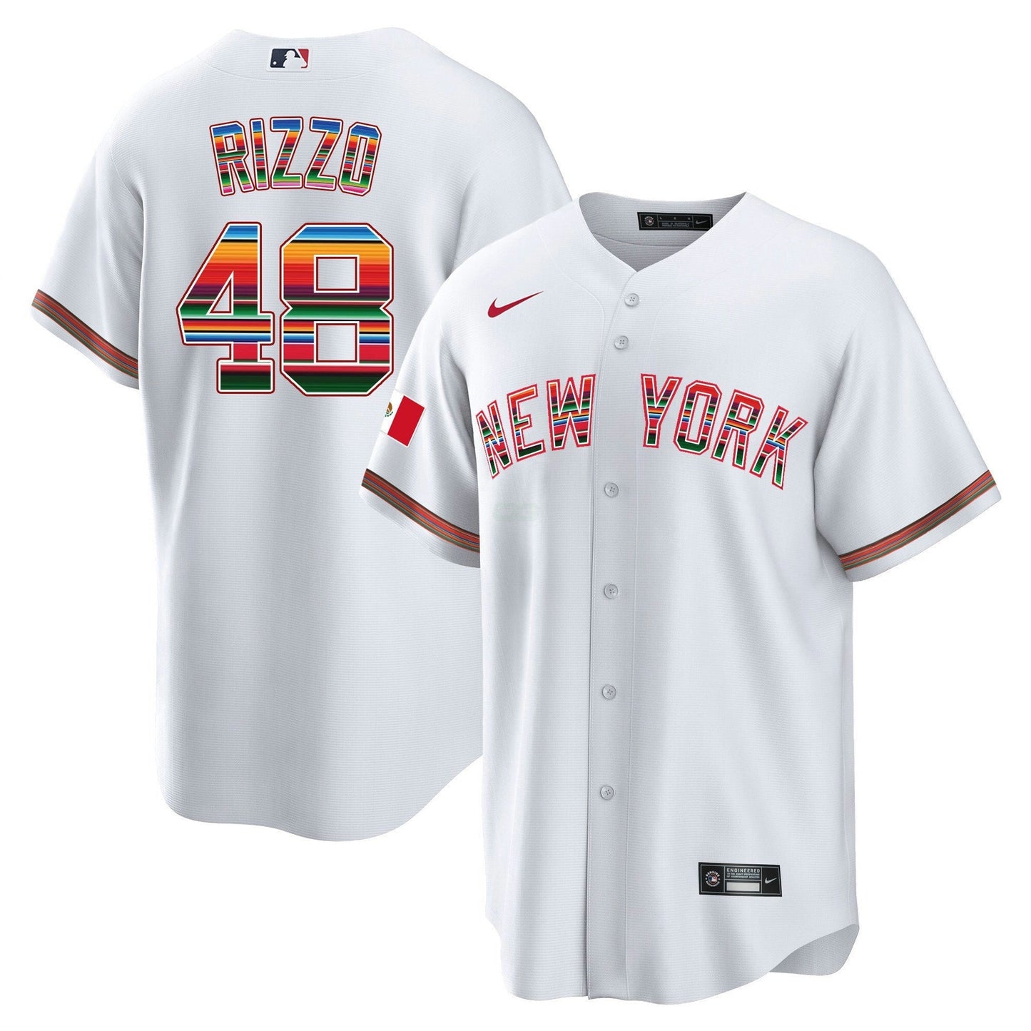 Camisa MLB Men’s New York Mexico Cool Base Jersey