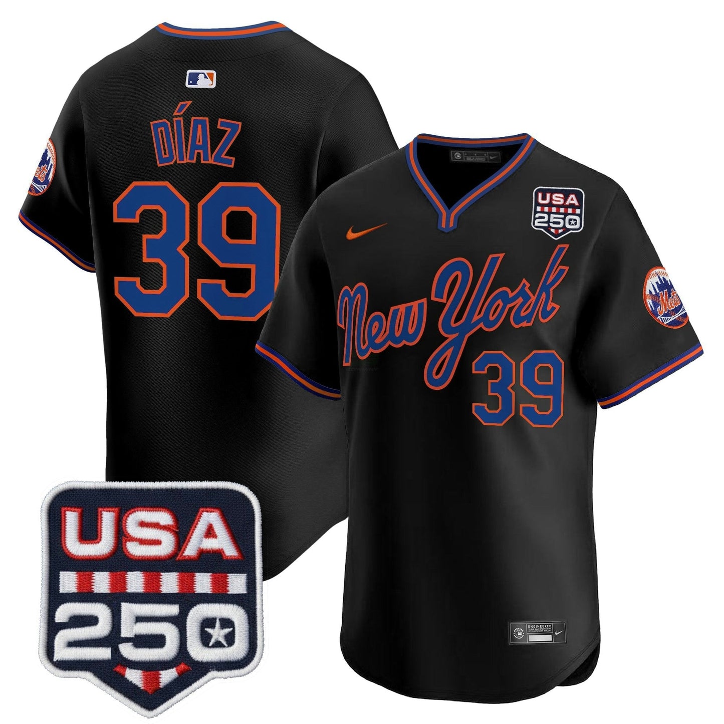 Camisa MLB Men’s New York Road Alternativa & 250America Patch Vapor Limited Jersey