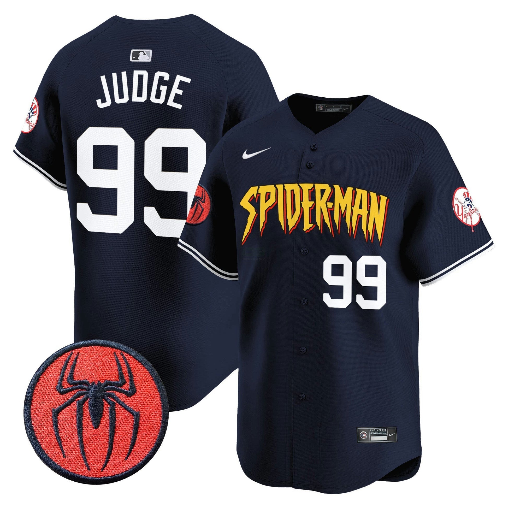 Camisa MLB Men’s New York Spider-Man Vapor Premier Limited Jersey