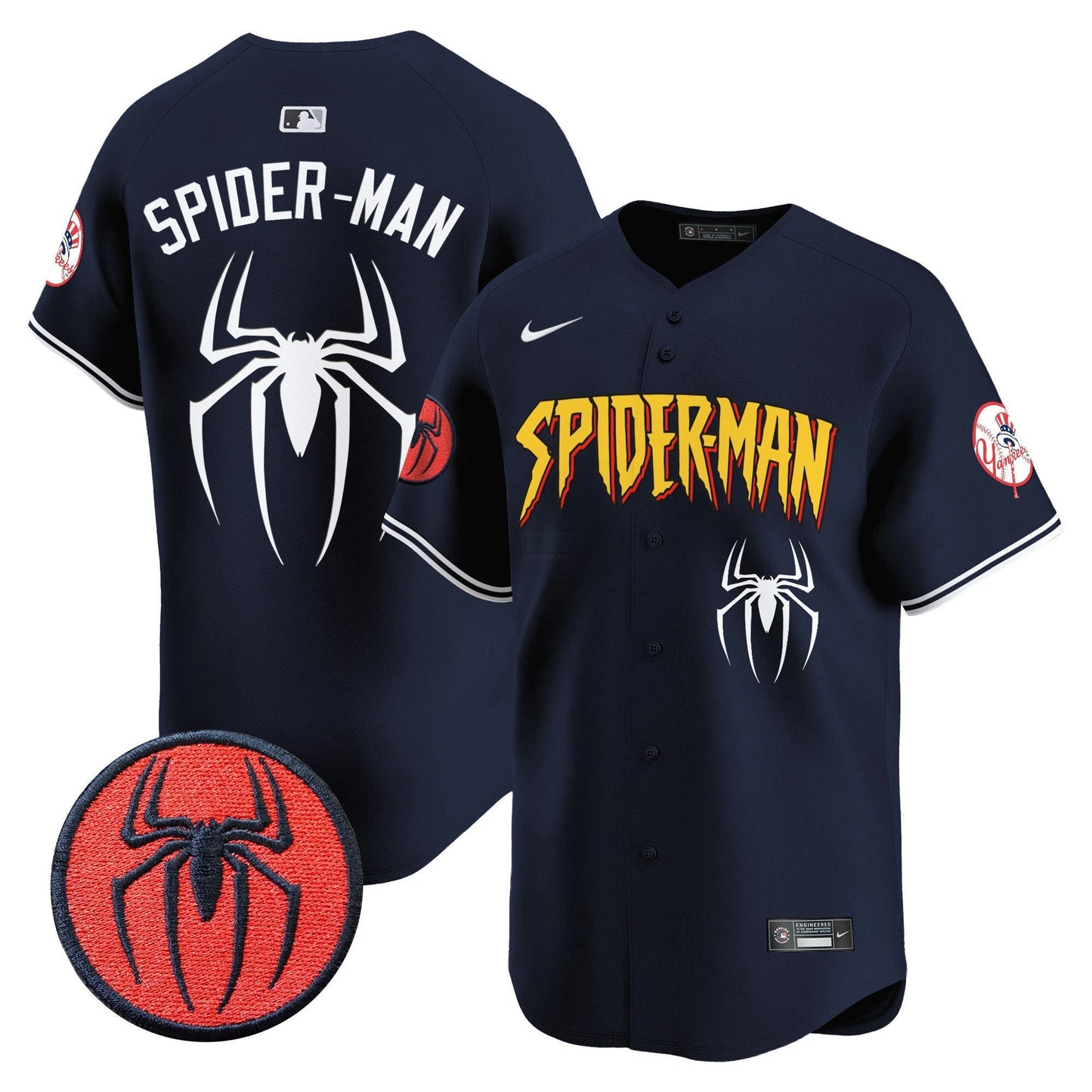 Camisa MLB Men’s New York Spider-Man Vapor Premier Limited Jersey