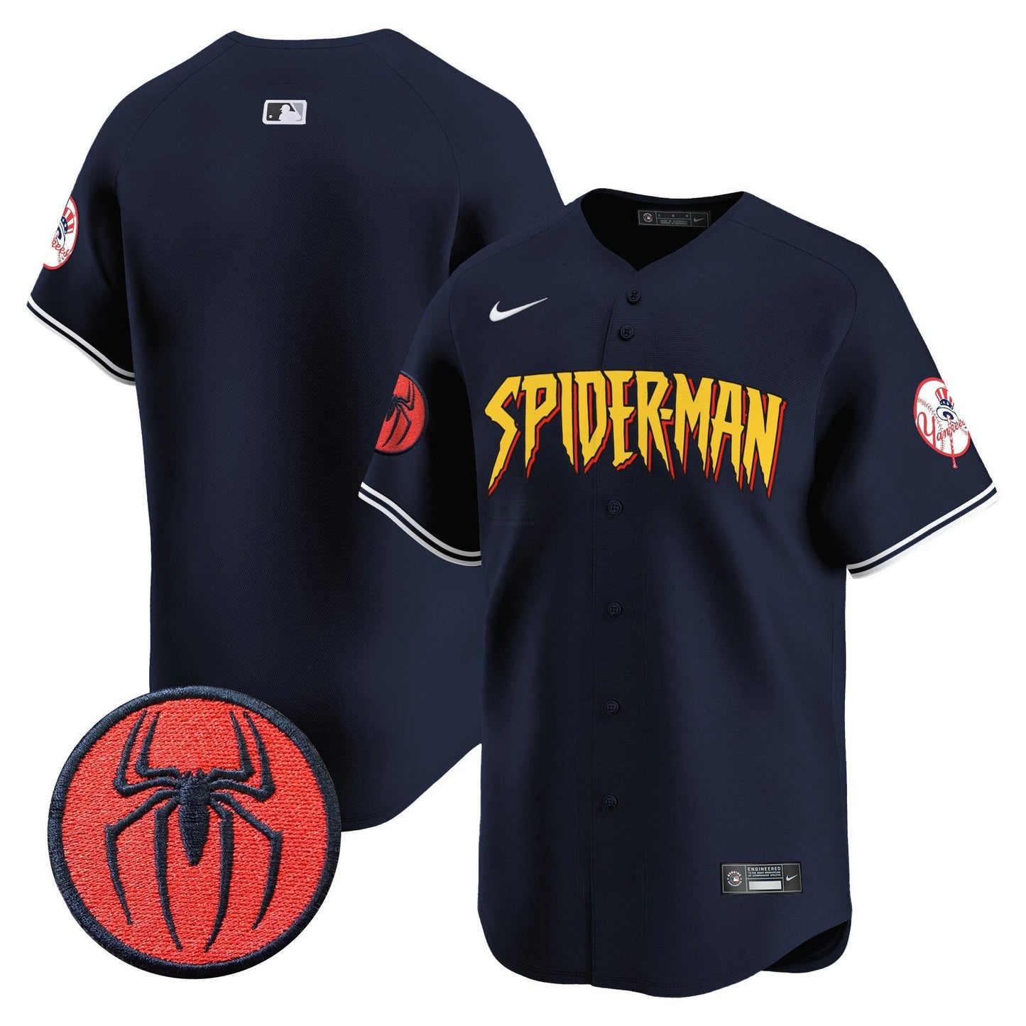 Camisa MLB Men’s New York Spider-Man Vapor Premier Limited Jersey