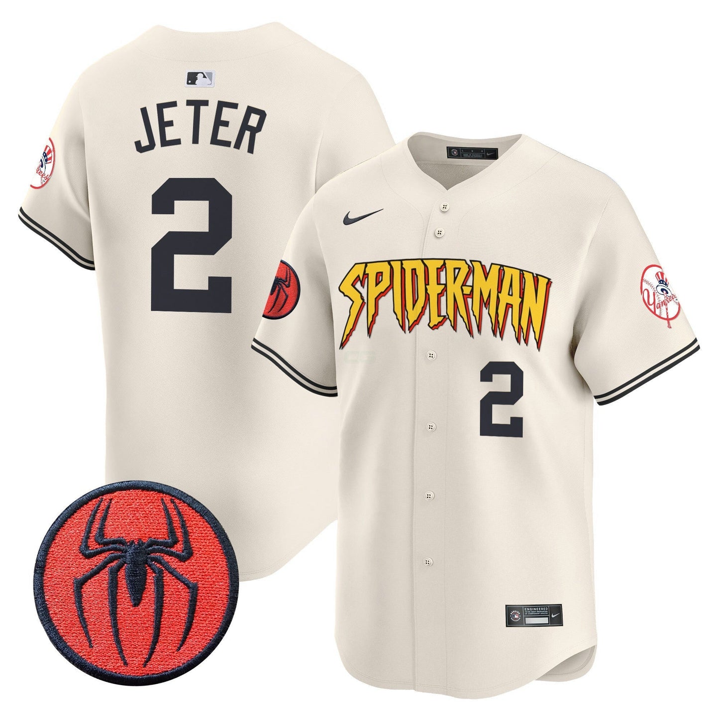 Camisa MLB Men’s New York Spider-Man Vapor Premier Limited Jersey