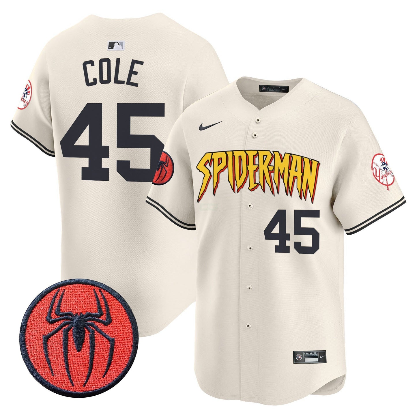 Camisa MLB Men’s New York Spider-Man Vapor Premier Limited Jersey