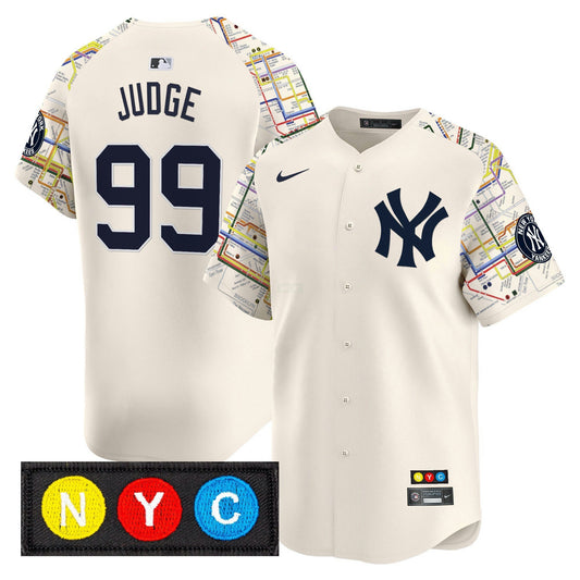 Camisa MLB New York Yankees Men’s New York Subway Style Vapor Premier Limited Jersey – Stitched