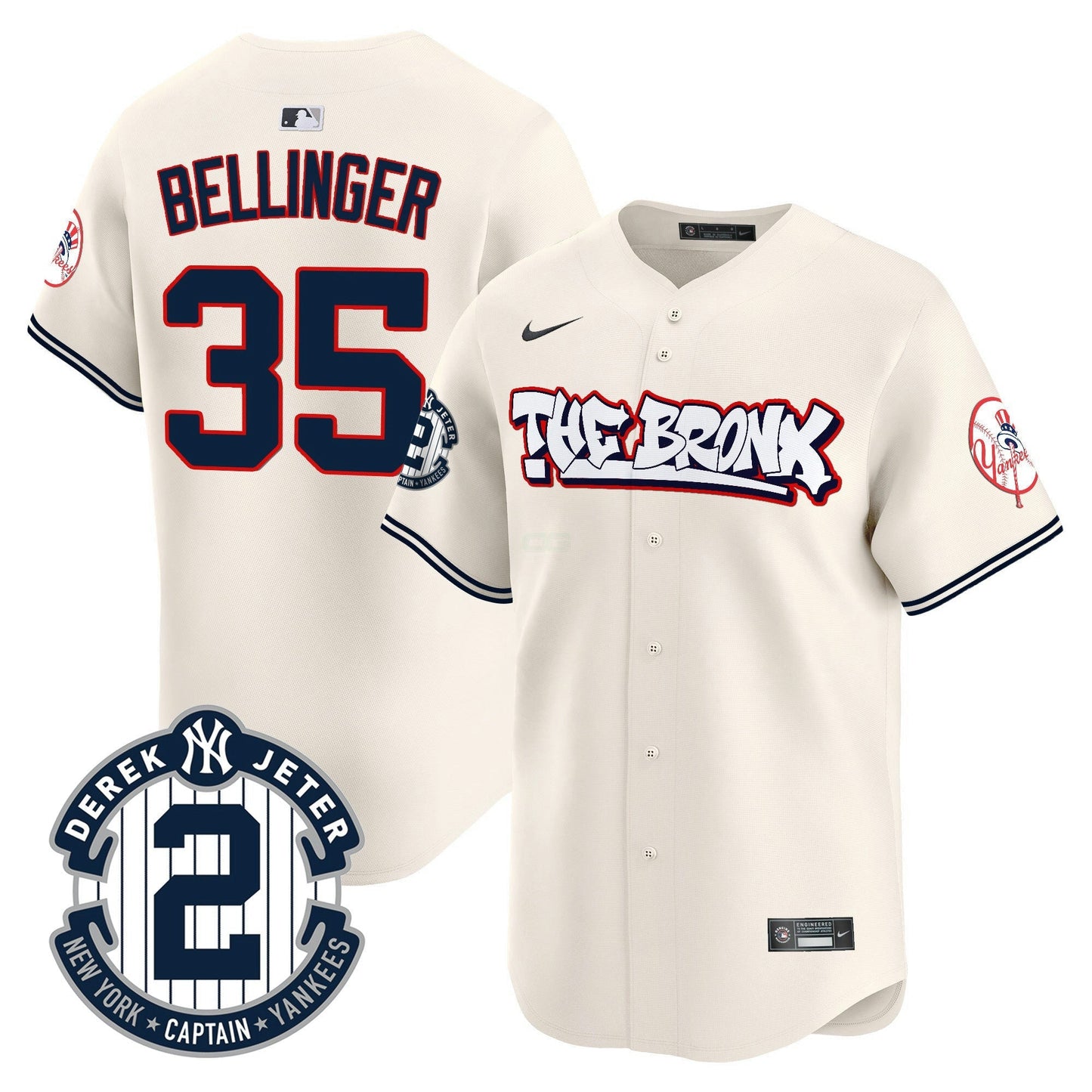 Camisa MLB Men’s New York The Bronx Graffiti Vapor Premier Limited Jersey V2