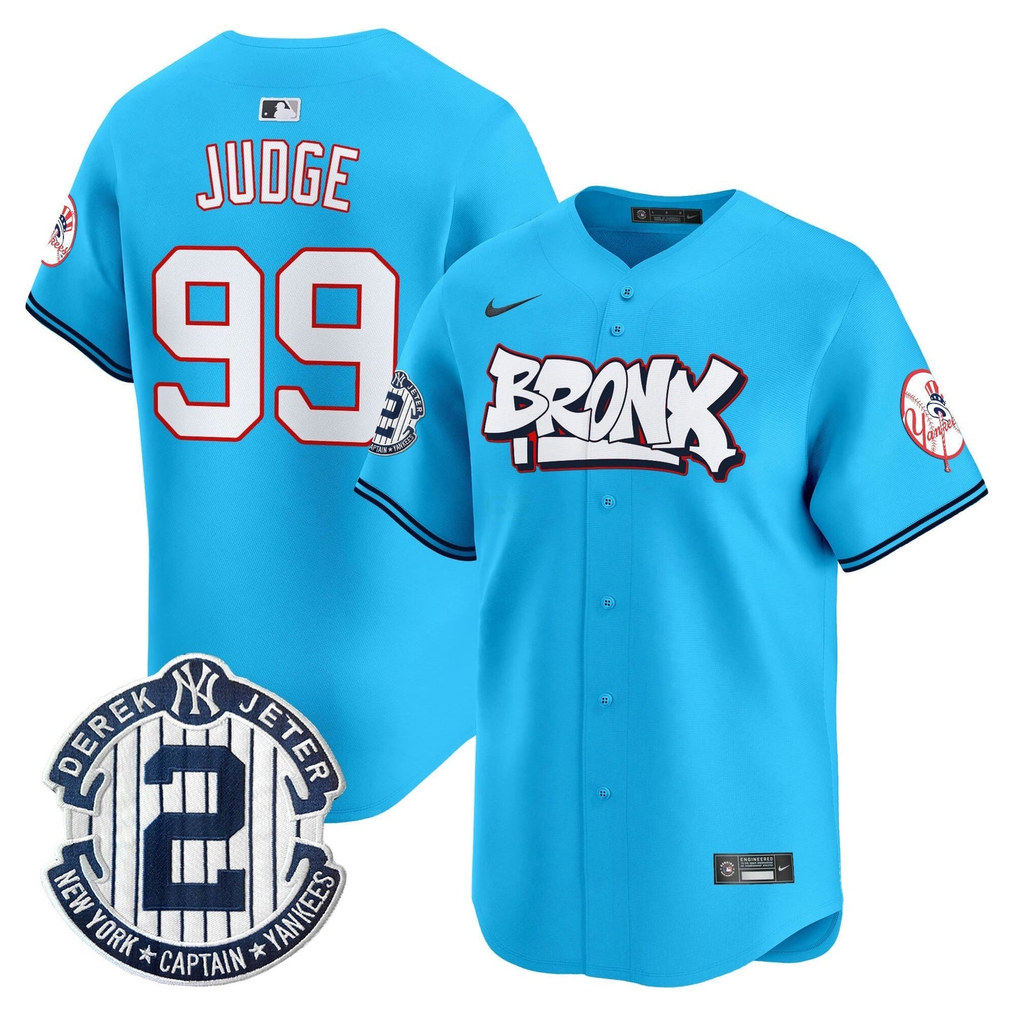 Camisa MLB Men’s New York The Bronx Graffiti Vapor Premier Limited Jersey V4