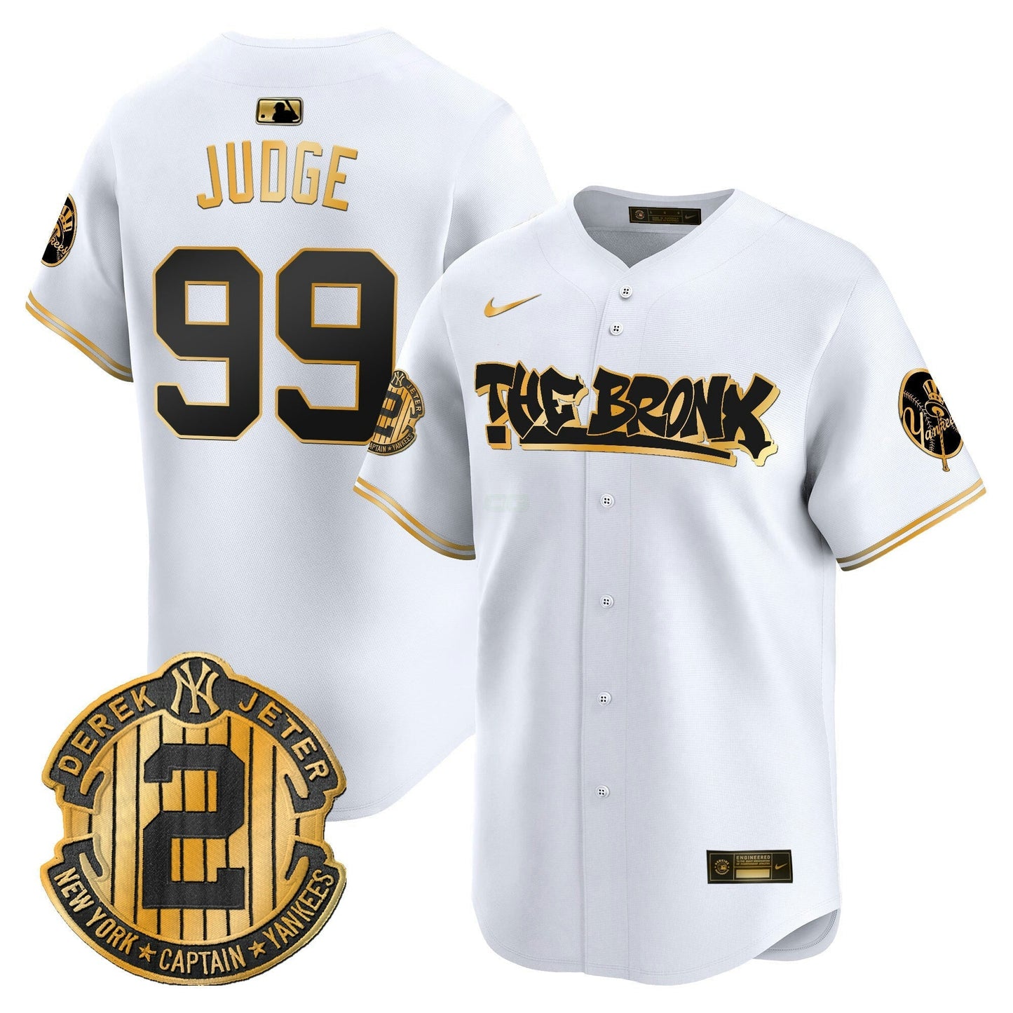 Camisa MLB Men’s New York The Bronx Graffiti Vapor Premier Limited Jersey V5