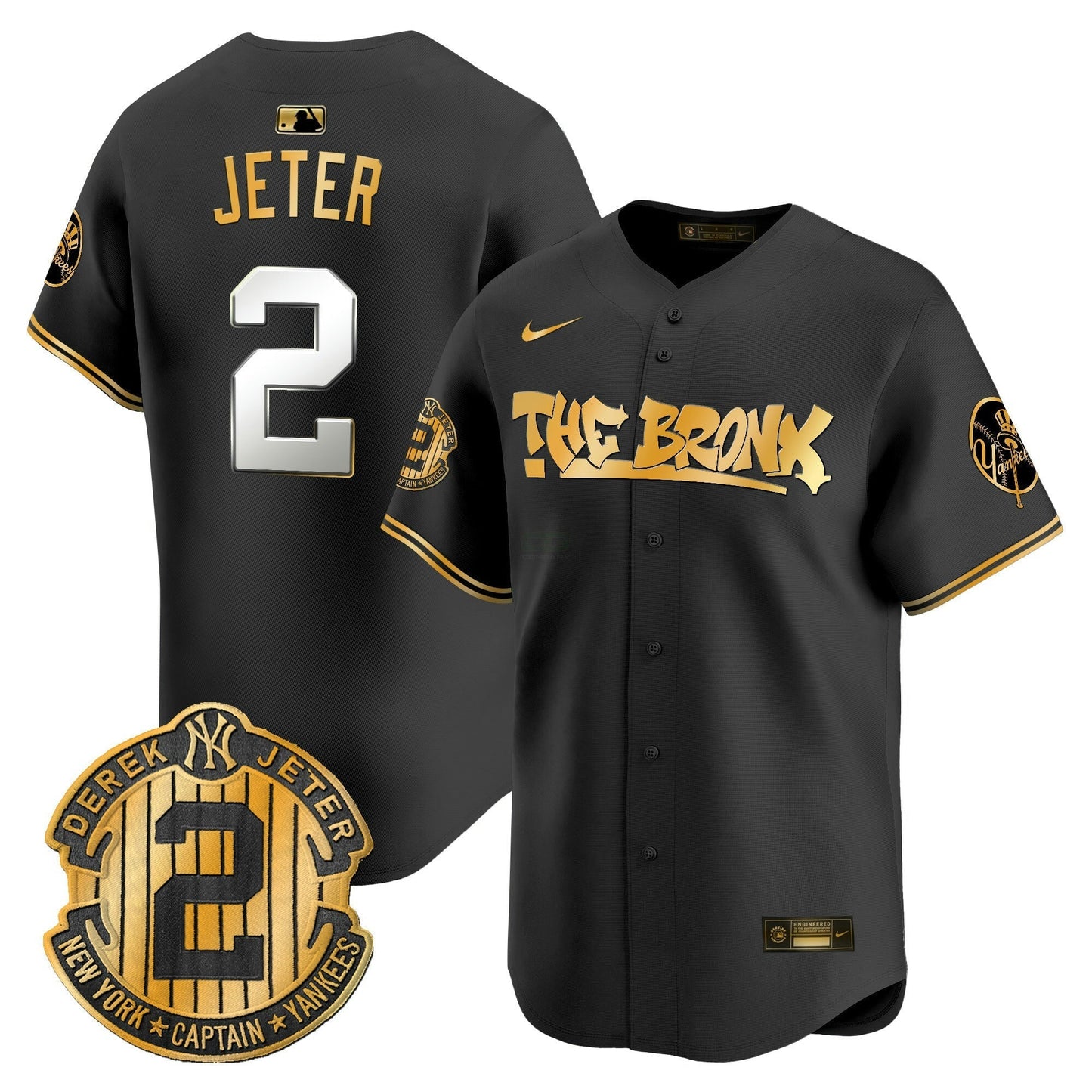 Camisa MLB Men’s New York The Bronx Graffiti Vapor Premier Limited Jersey V5