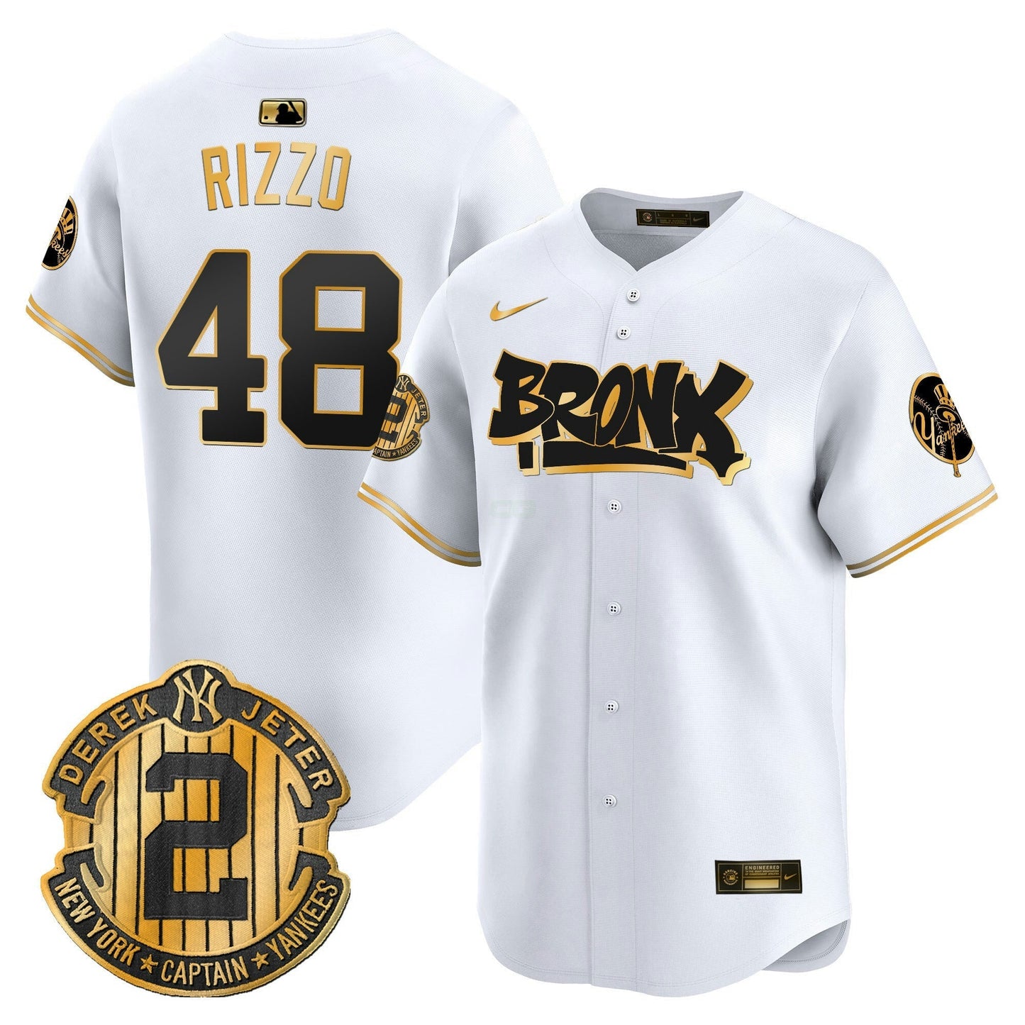 Camisa MLB Men’s New York The Bronx Graffiti Vapor Premier Limited Jersey V6