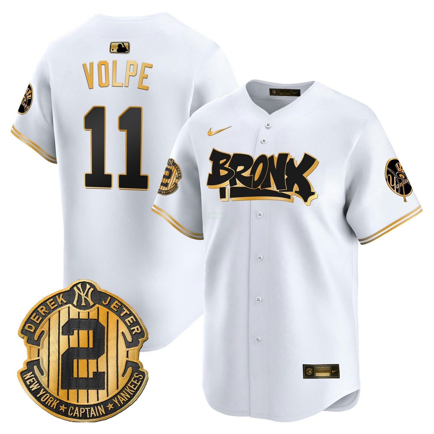 Camisa MLB Men’s New York The Bronx Graffiti Vapor Premier Limited Jersey V6