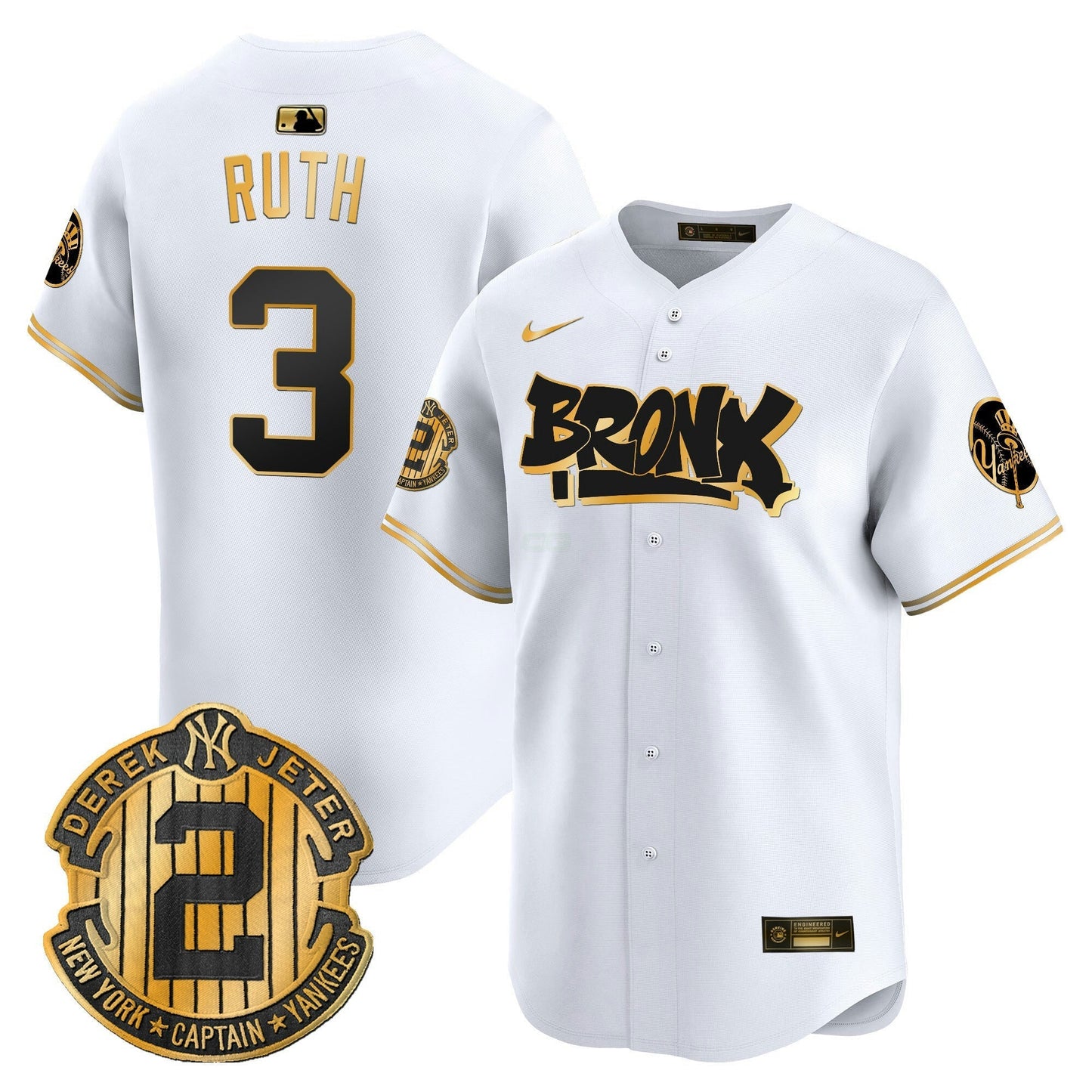 Camisa MLB Men’s New York The Bronx Graffiti Vapor Premier Limited Jersey V6