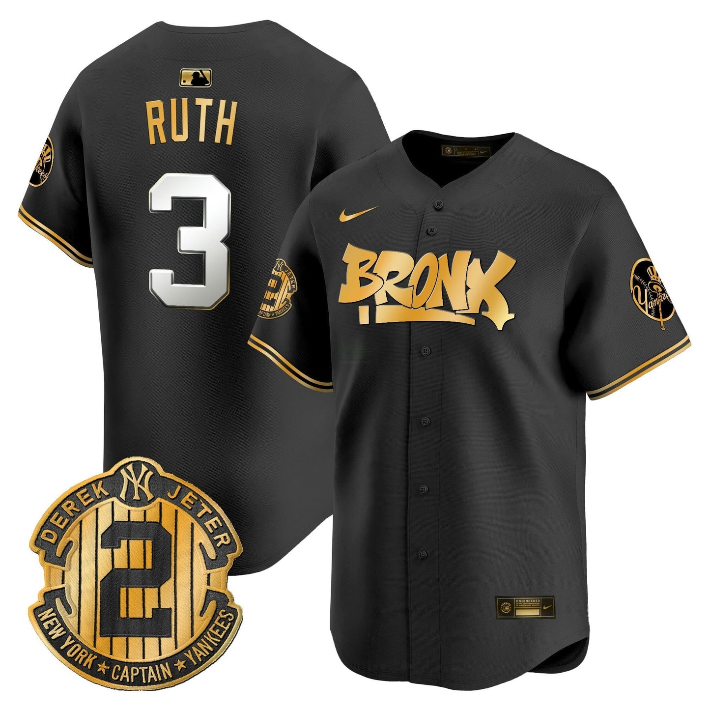 Camisa MLB Men’s New York The Bronx Graffiti Vapor Premier Limited Jersey V6