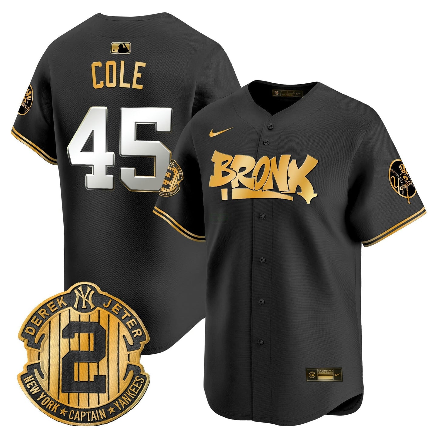 Camisa MLB Men’s New York The Bronx Graffiti Vapor Premier Limited Jersey V6