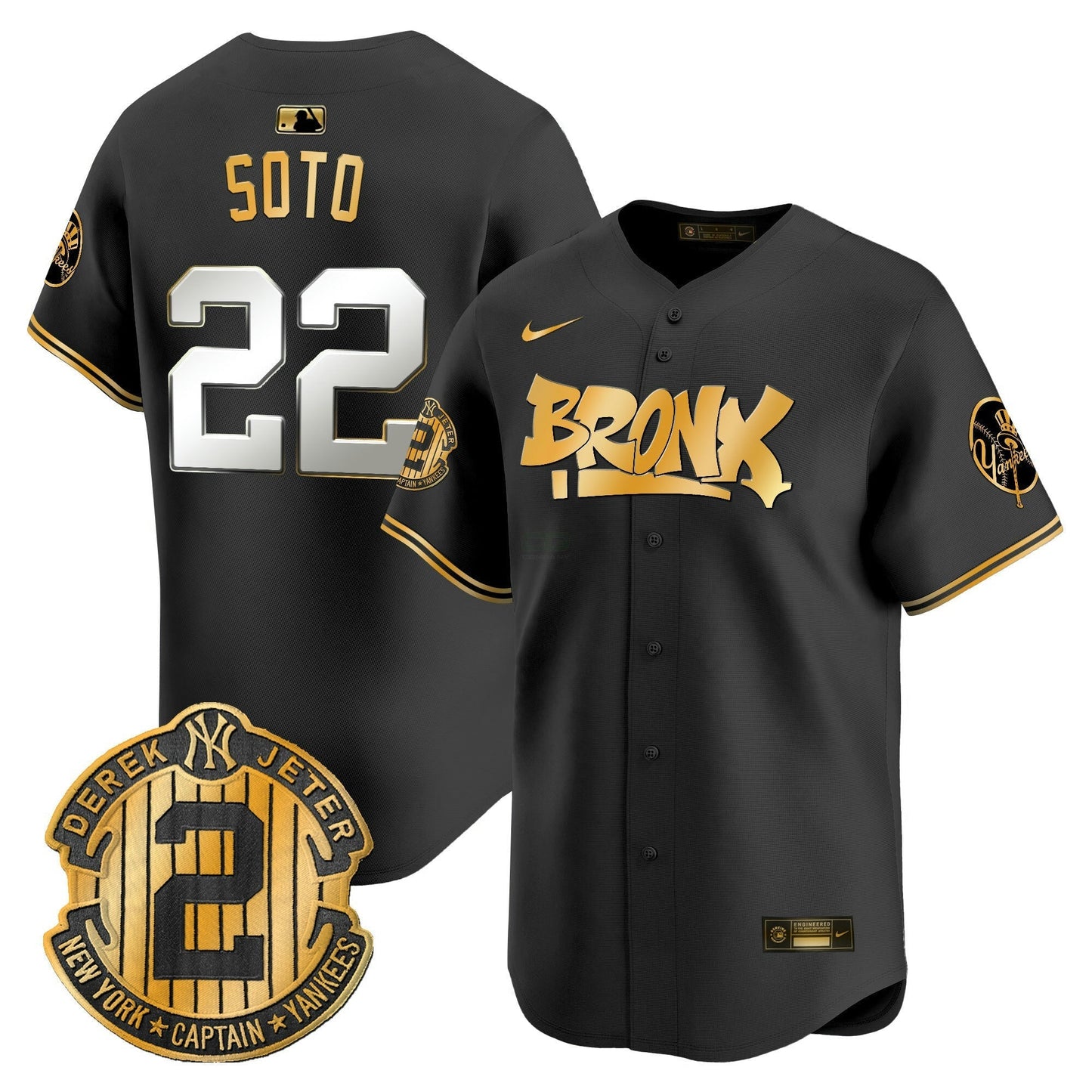 Camisa MLB Men’s New York The Bronx Graffiti Vapor Premier Limited Jersey V6
