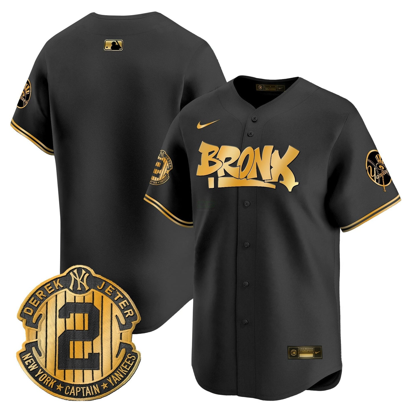 Camisa MLB Men’s New York The Bronx Graffiti Vapor Premier Limited Jersey V6