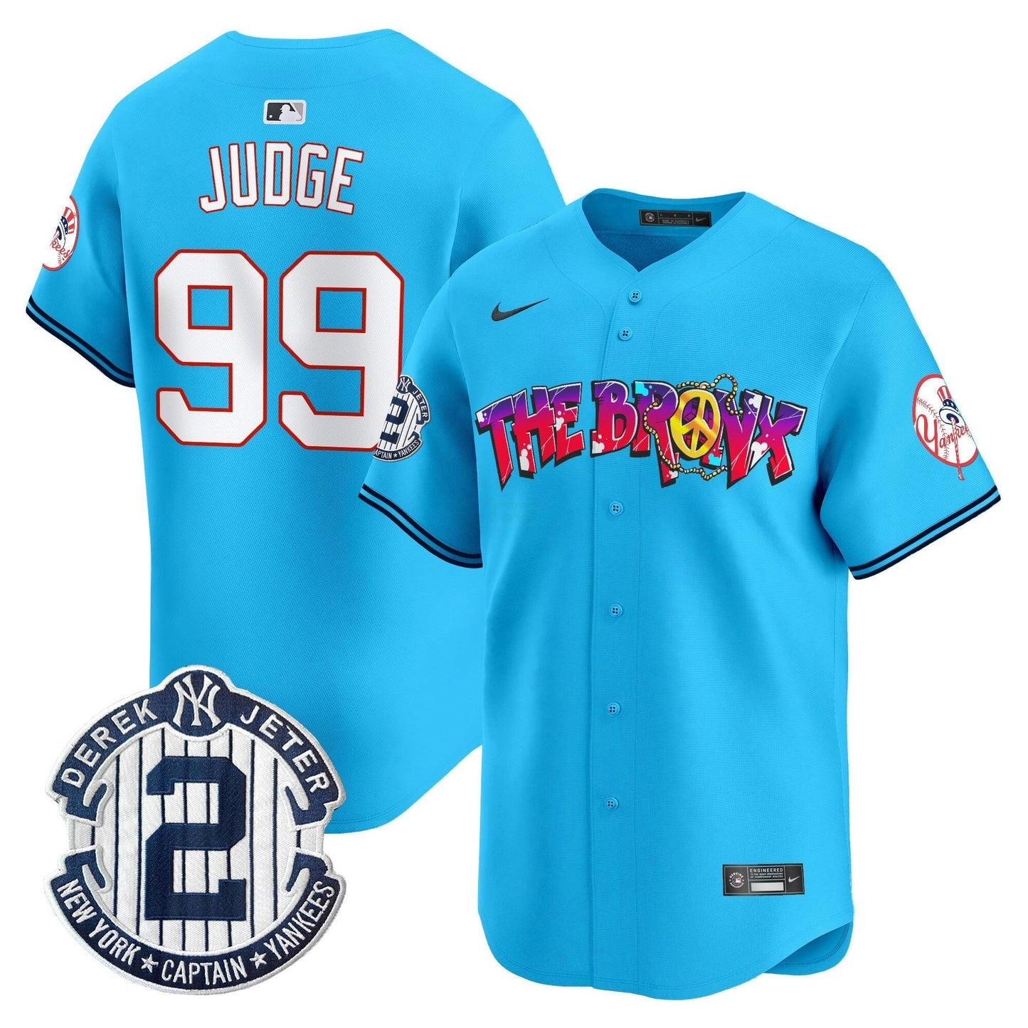 Camisa MLB Men’s New York The Bronx Graffiti Vapor Premier Limited Jersey V7